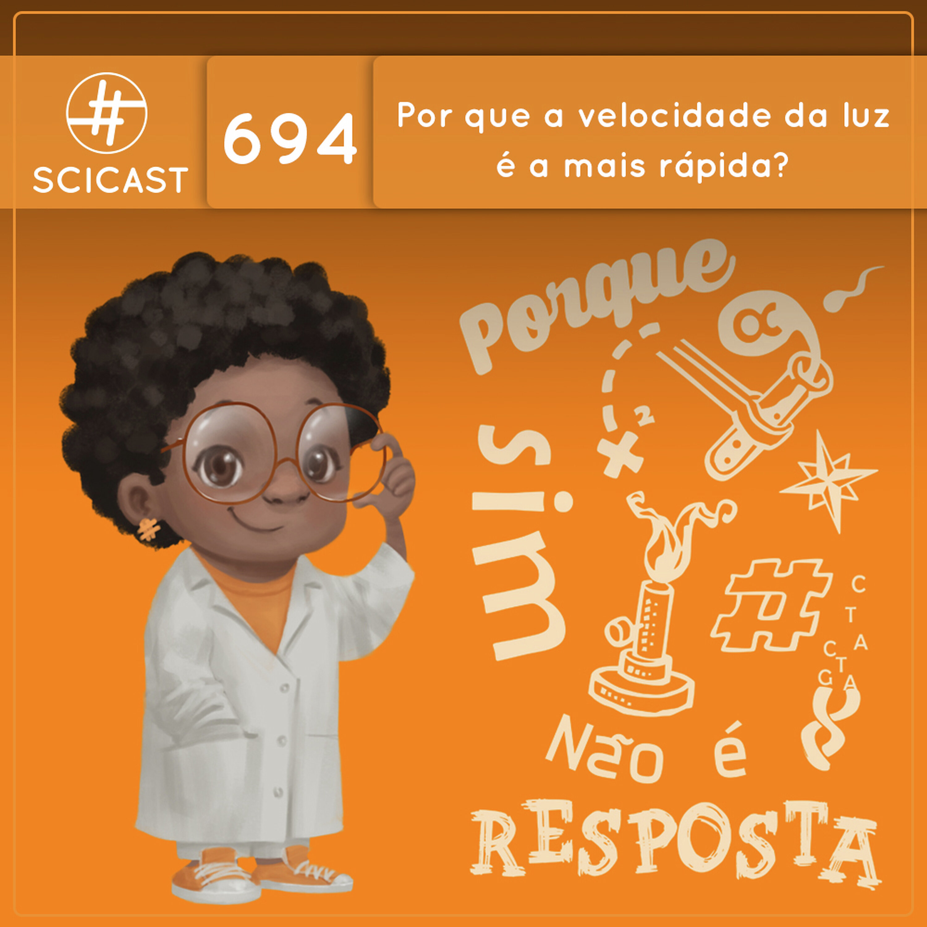 Por que a velocidade da luz é a mais rápida? (SciKids) (SciCast #694) cover art