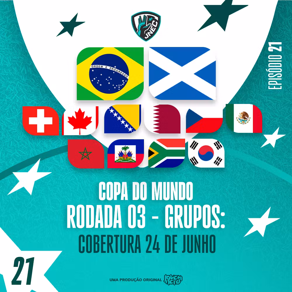 DIA #14 DA COPA 2026: 24 DE JUNHO - VINI JR BAILA E O BRASIL ATROPELA A ESCÓCIA | JNEC 21 cover art