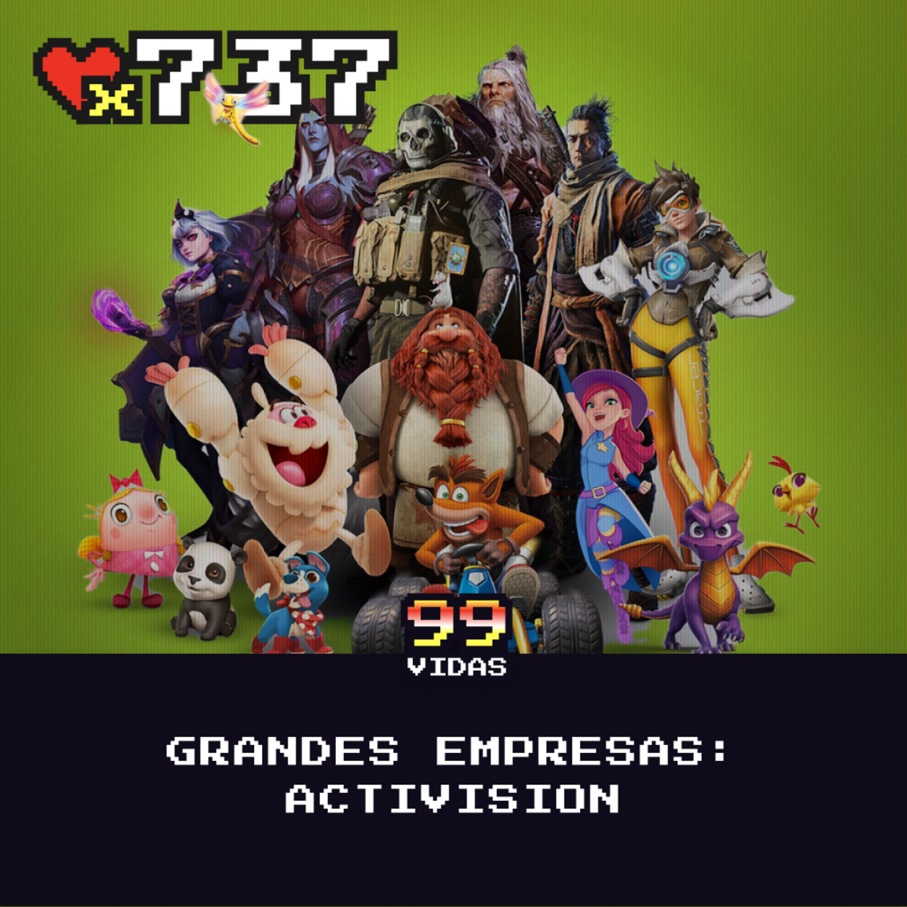 99Vidas 737 - Activision: a publisher que mudou os videogames! cover art