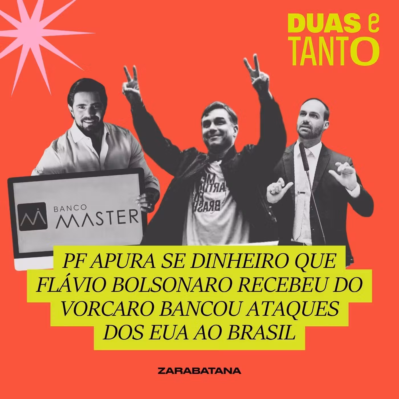 PF apura se dinheiro que Flávio Bolsonaro recebeu do Vorcaro bancou ataques dos EUA ao Brasil cover art