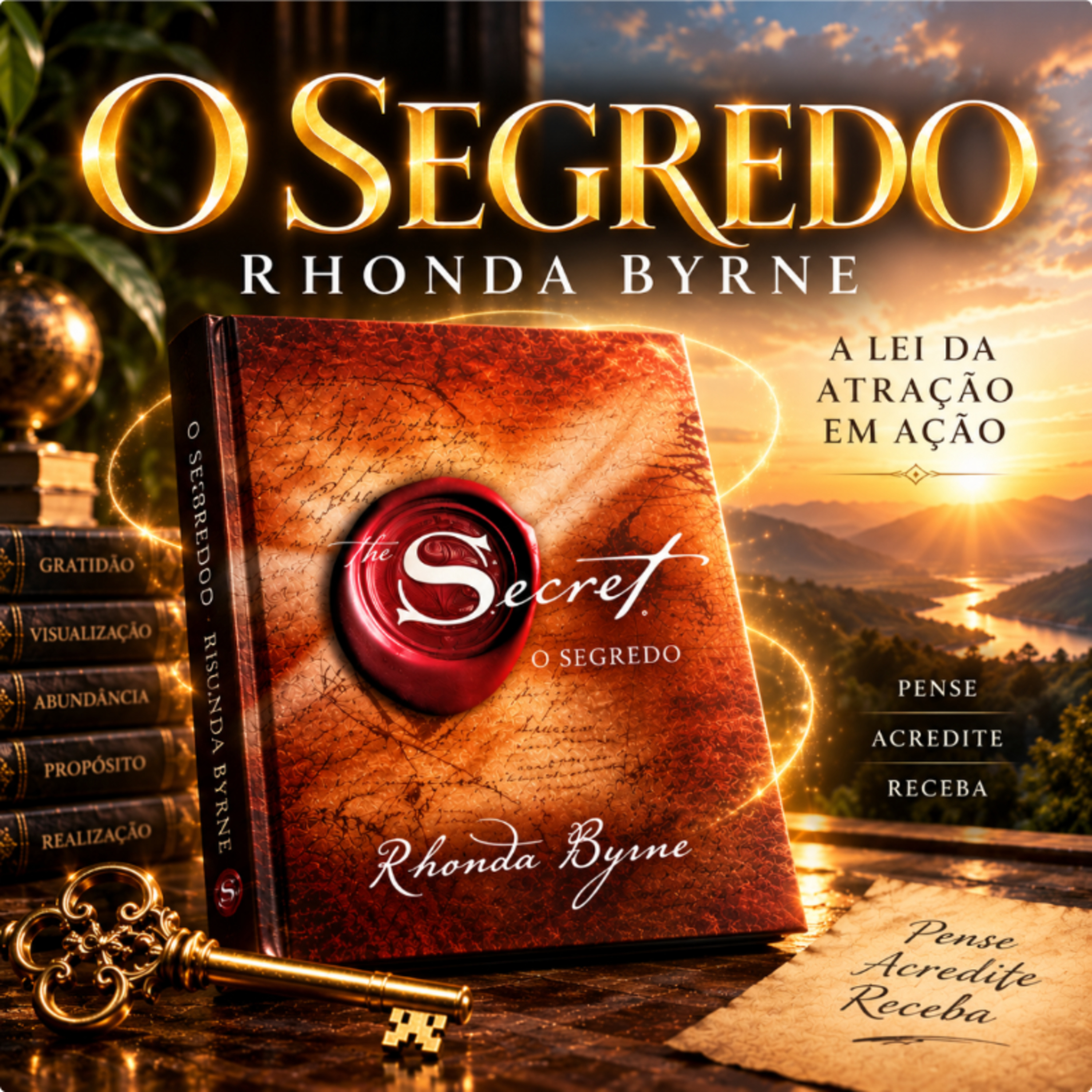 O Segredo, de Rhonda Byrne | Como Aplicar a Lei da Atração na Vida Real cover art