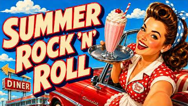 1950s Summer Rock N Roll To Put You In A Good Mood Fast cover art
