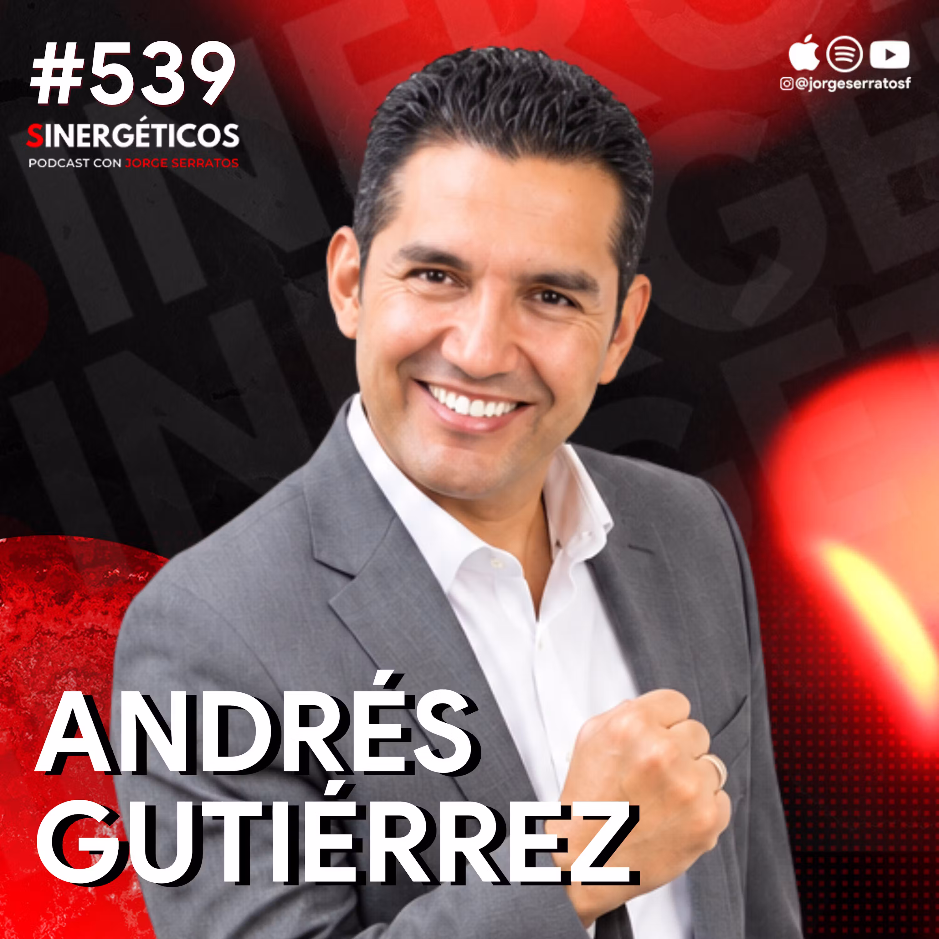 CÓMO GENERAR RIQUEZA SIN DEJAR TU TRABAJO | Andrés Gutiérrez | #539 SINERGÉTICOS cover art