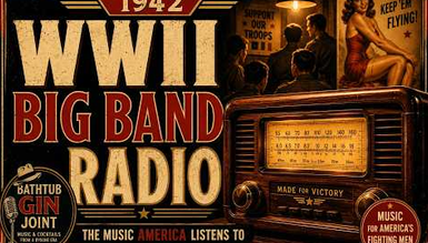 1940s WWII Big Band Radio Music Americas Fighting Men Heard cover art