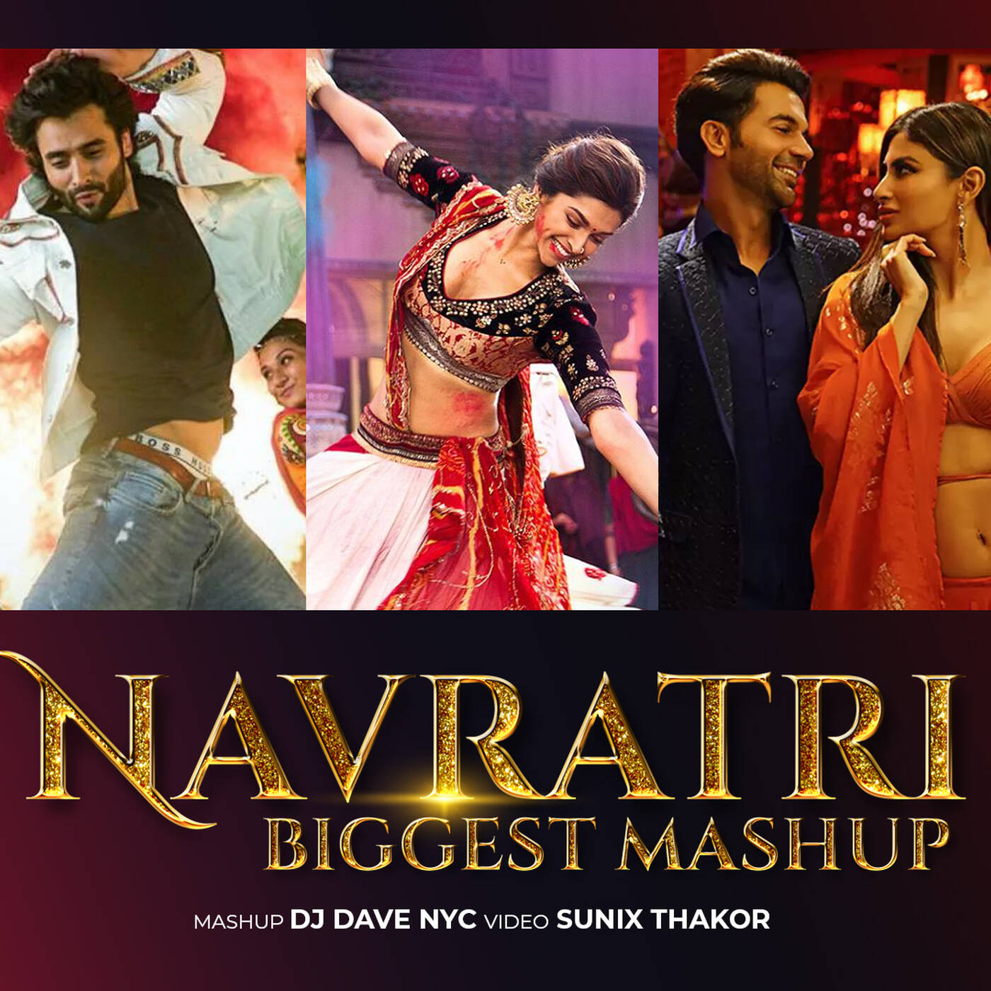 Navratri Mashup | DJ Dave NYC | Sunix Thakor | Latest Garba Mashup cover art