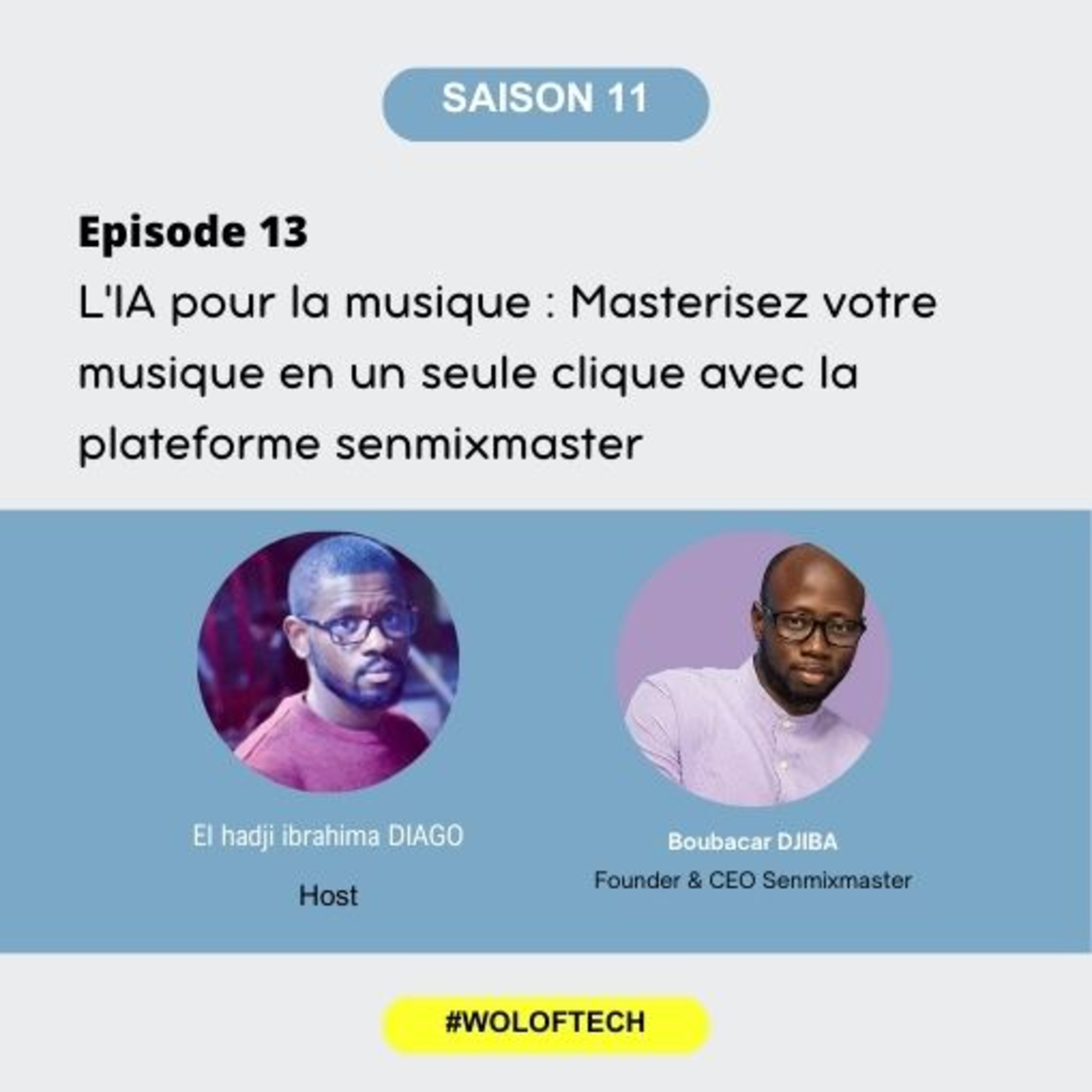 S11E13 - L'IA pour la musique : Masterisez votre musique en un seule clique avec la plateforme senmixmaster cover art