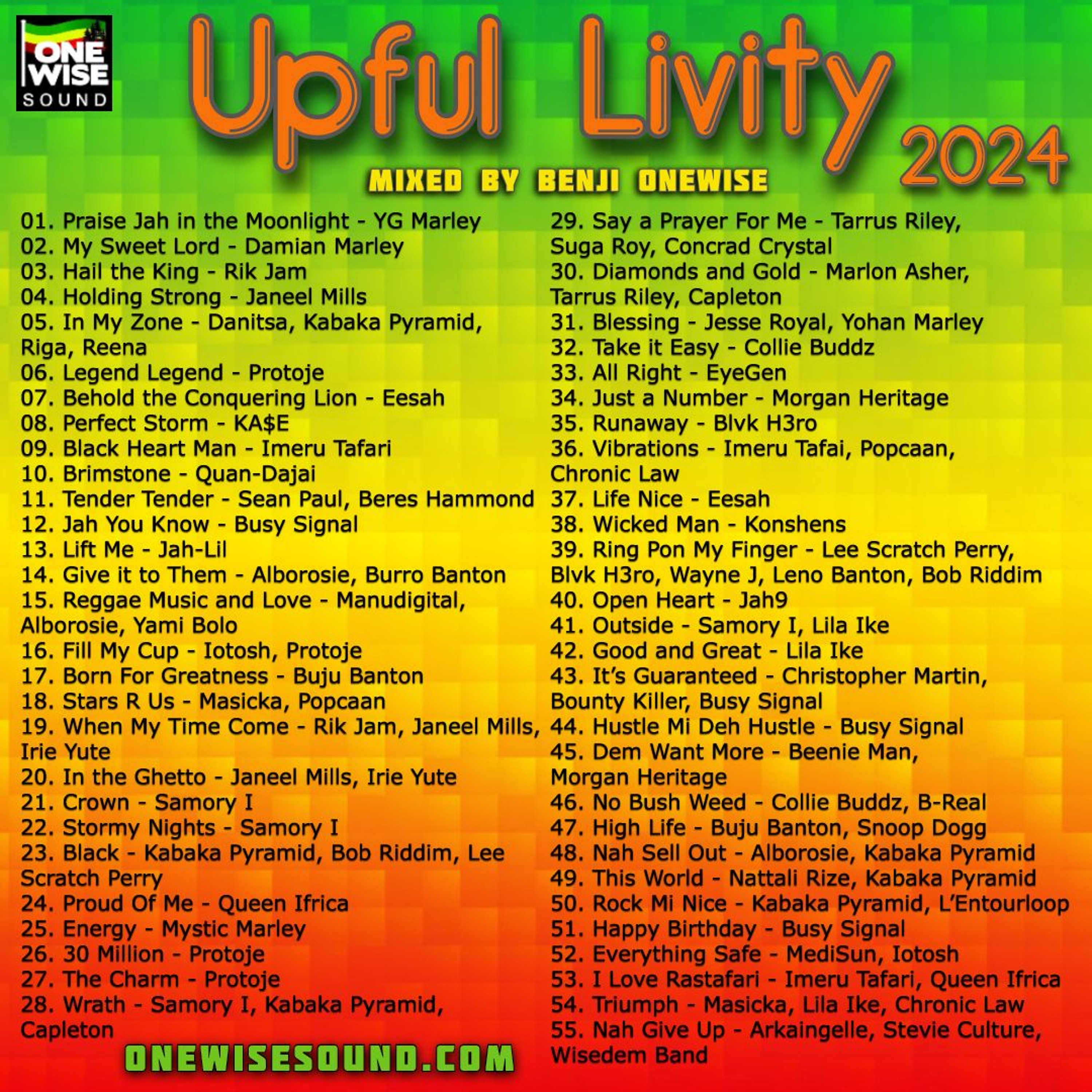 Upful Livity 2024 (Rootsy Dancehall) cover art