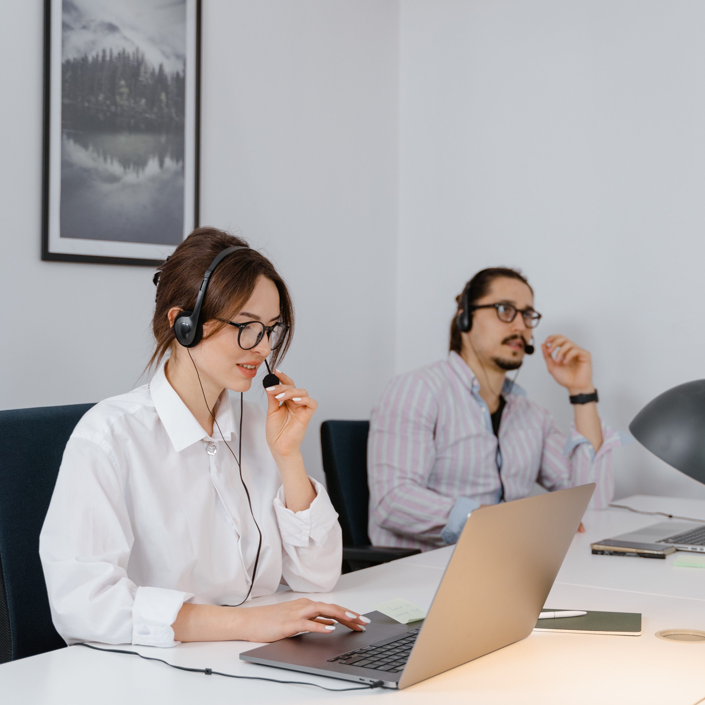 funny call with call center Girl. cover art