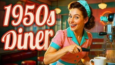 1950s Diner Jukebox Rock N Roll From The Golden Era cover art