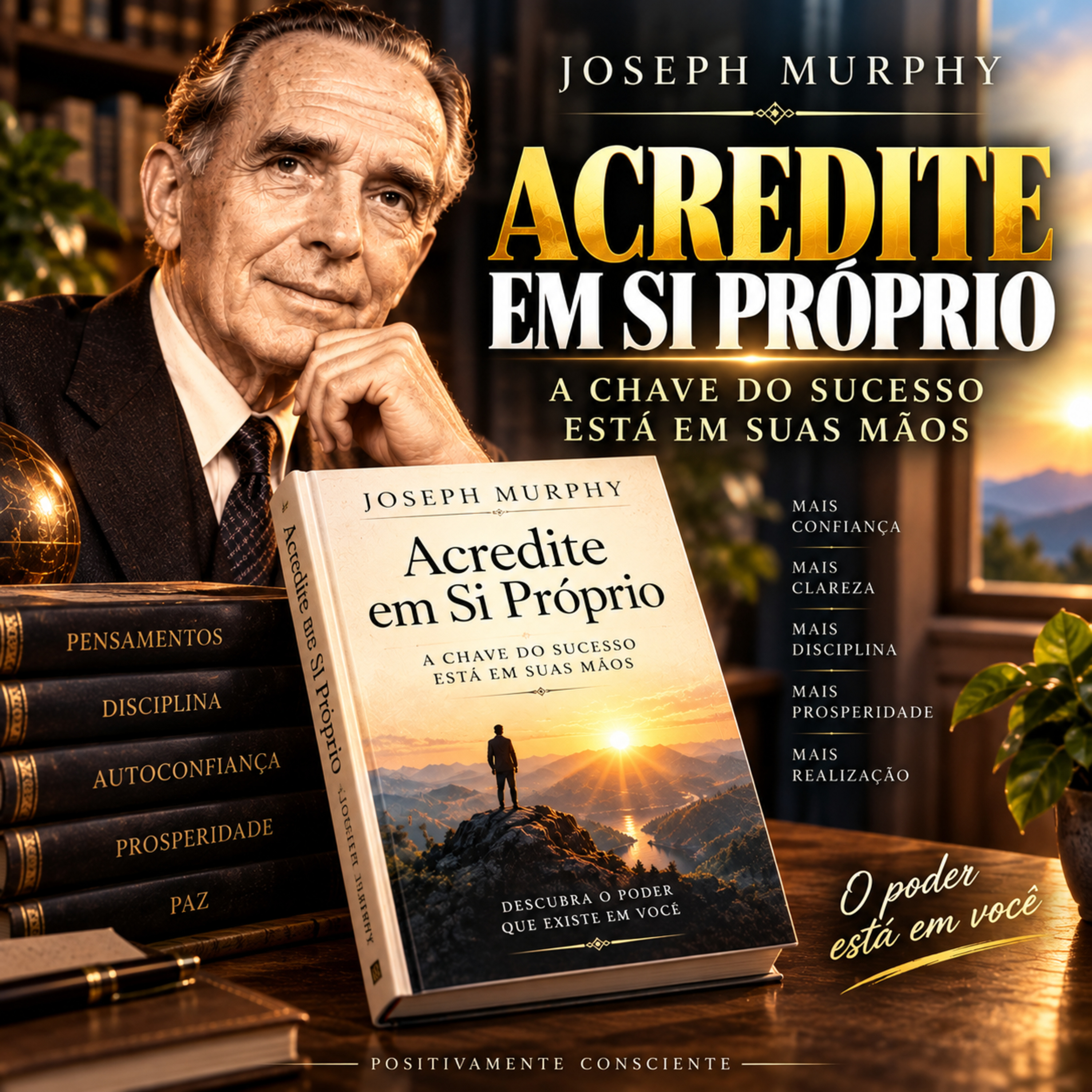 Acredite em Si Próprio | Joseph Murphy (Resumo Completo) cover art