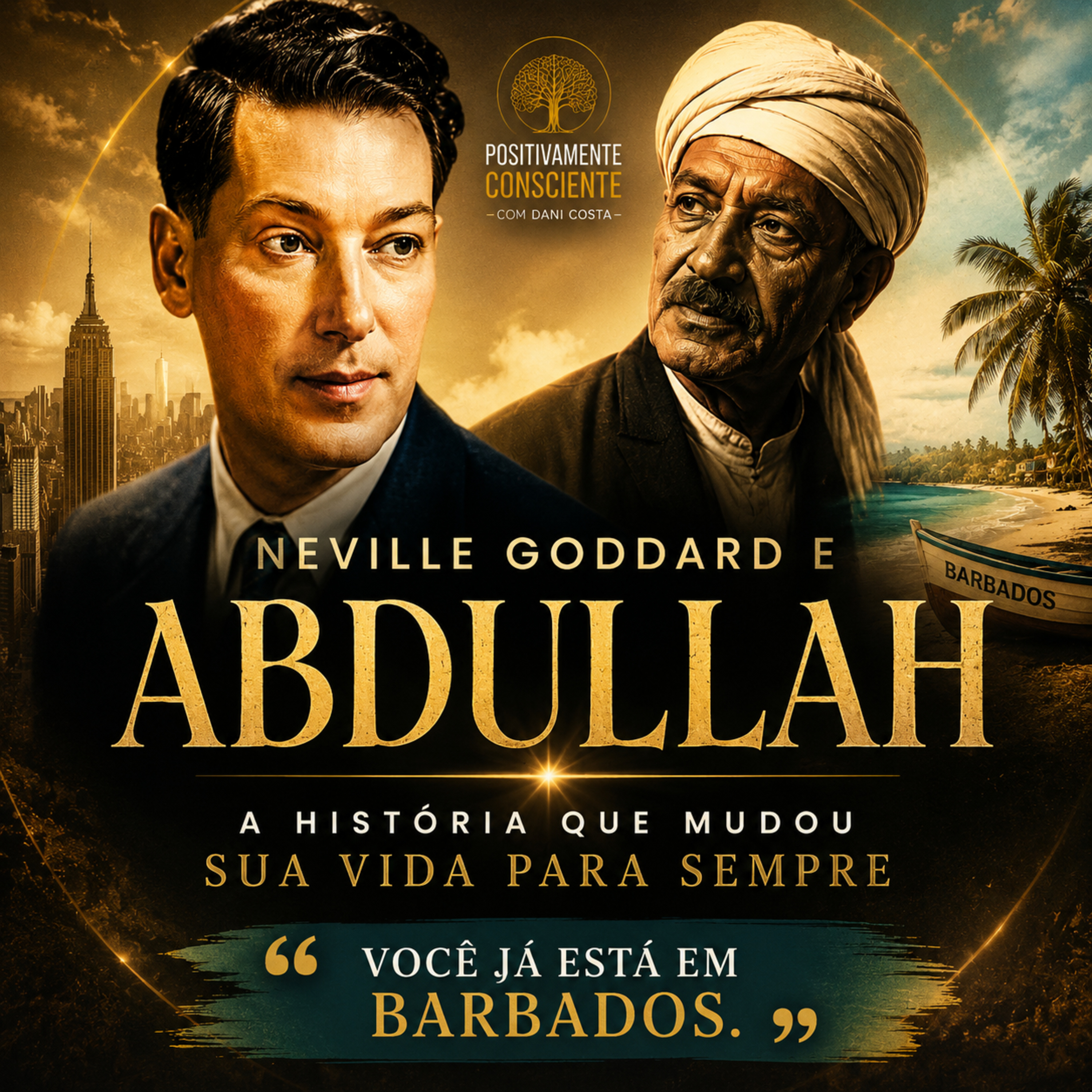 “VOCÊ JÁ ESTÁ EM BARBADOS” — O Segredo Que Abdullah Ensinou a Neville Goddard cover art