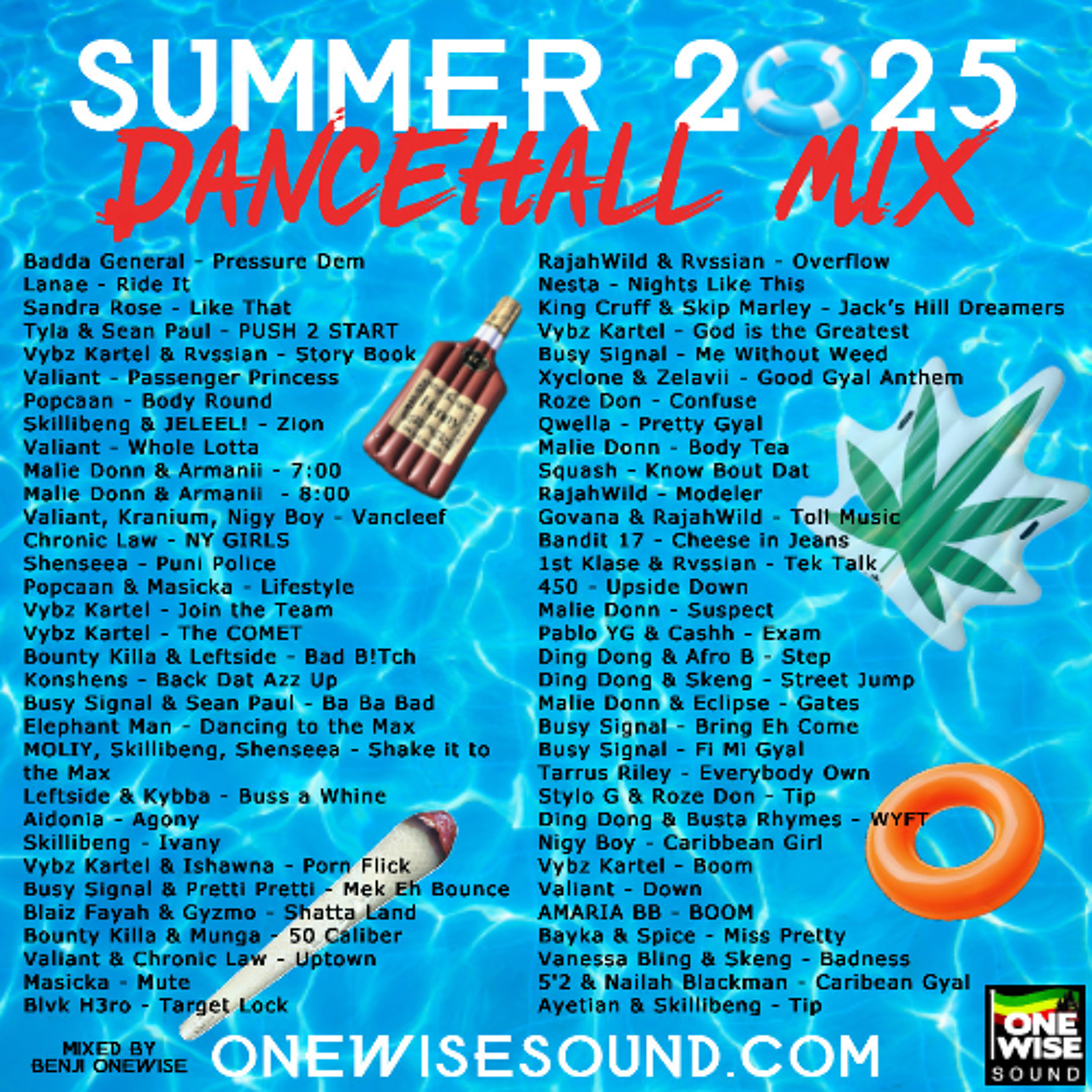 Summer 2025 Dancehall Mix cover art