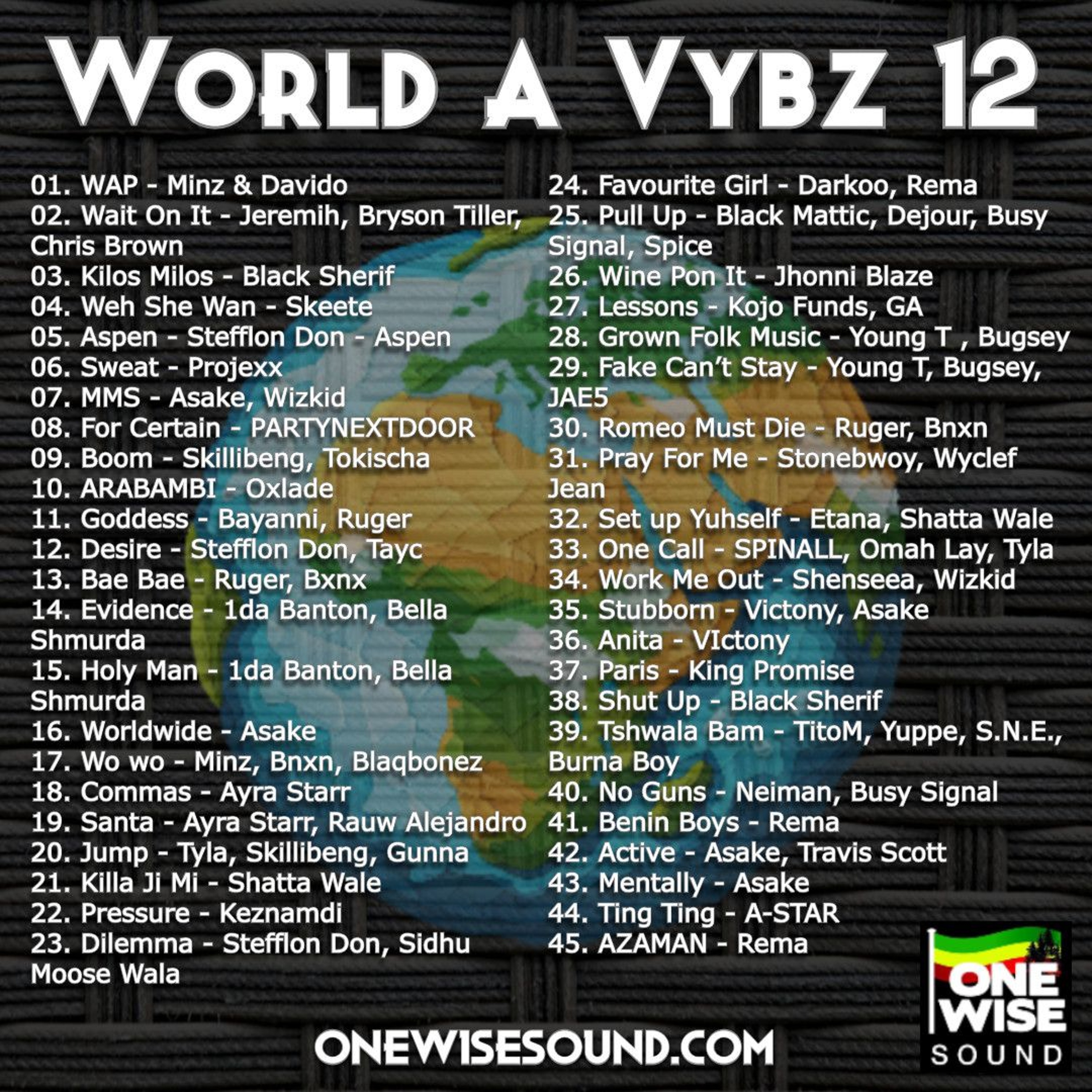 WORLD A VYBZ 12 cover art