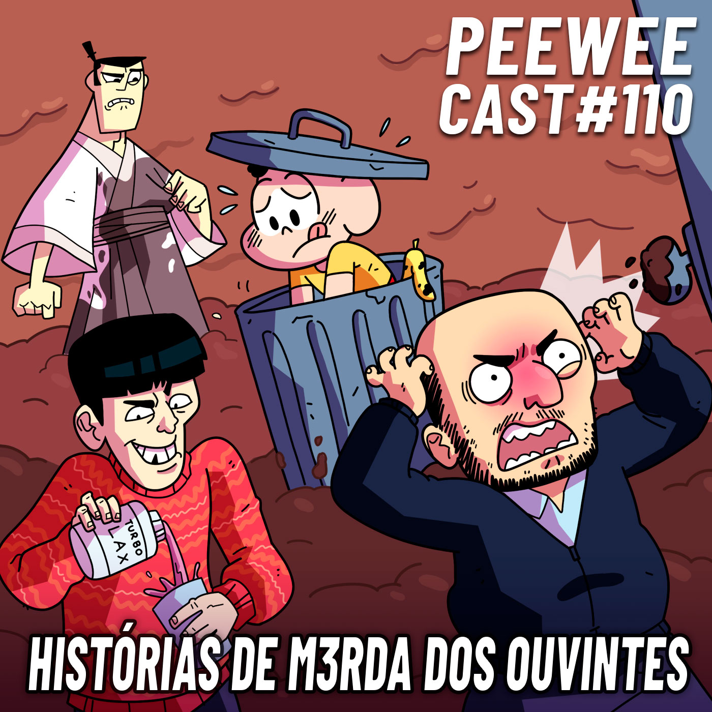 PWC110 - HISTÓRIAS DE MERDA, CAGANÇA E DIARREIA cover art