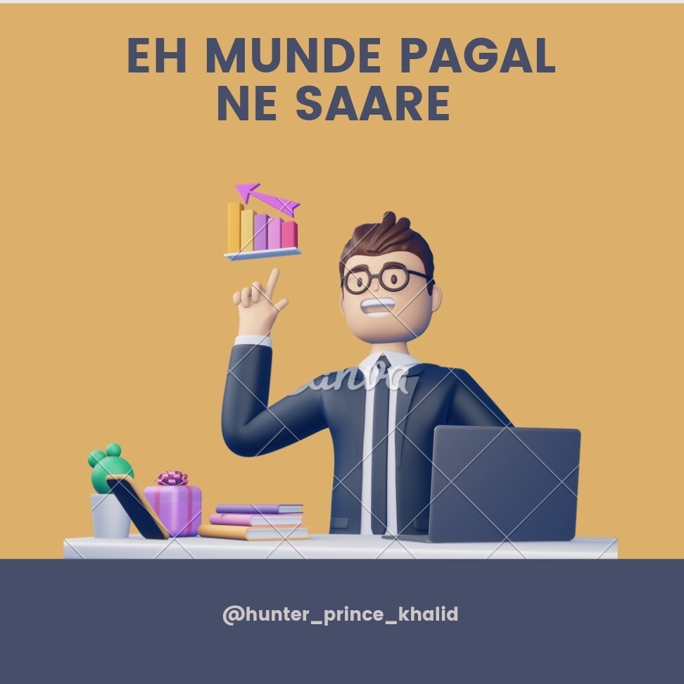 Eh Munde Pagal Ne Saare Lo-Fi Song By Hunter Princ cover art