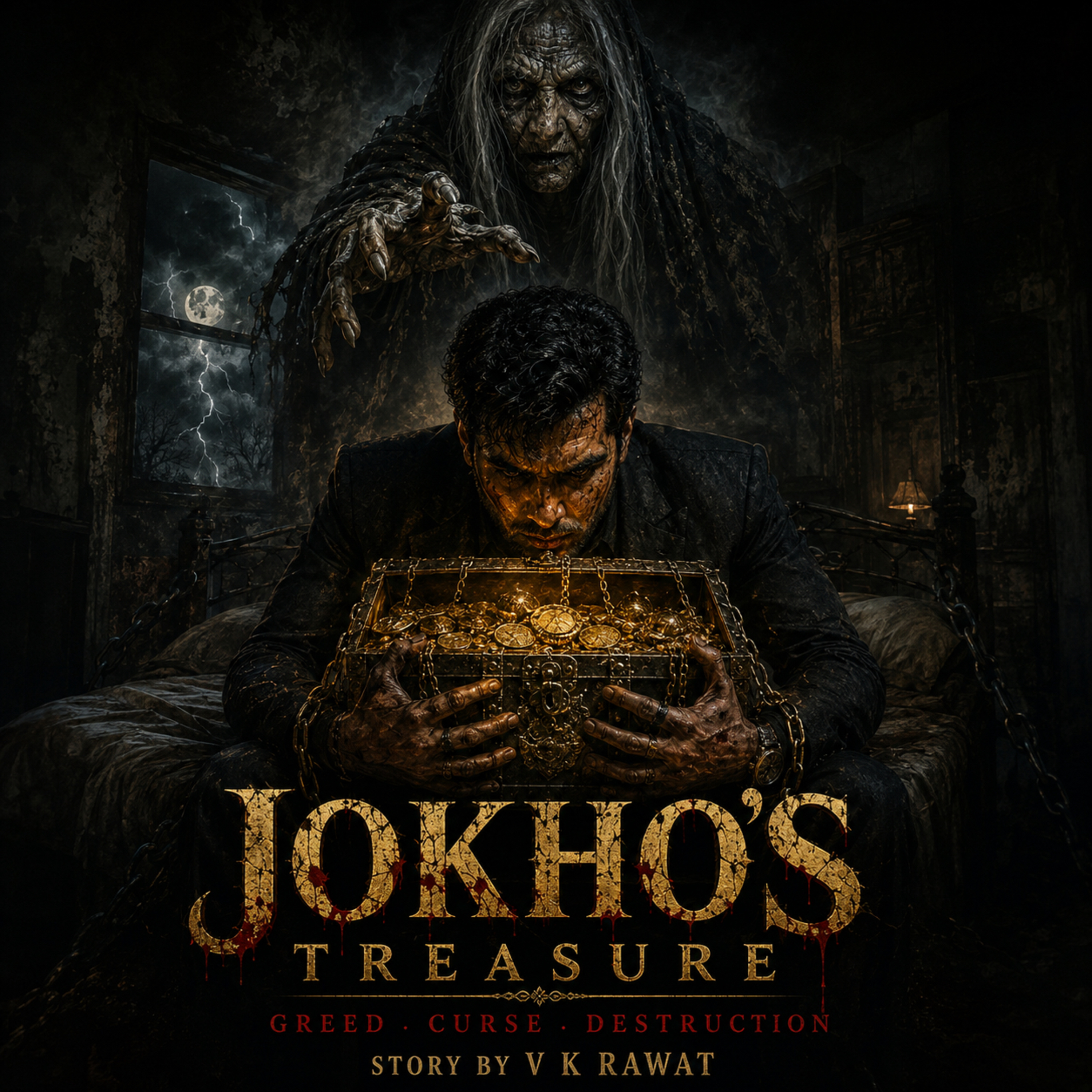 Jokho's Treasure | Horror Tape | V. K. Rawat cover art