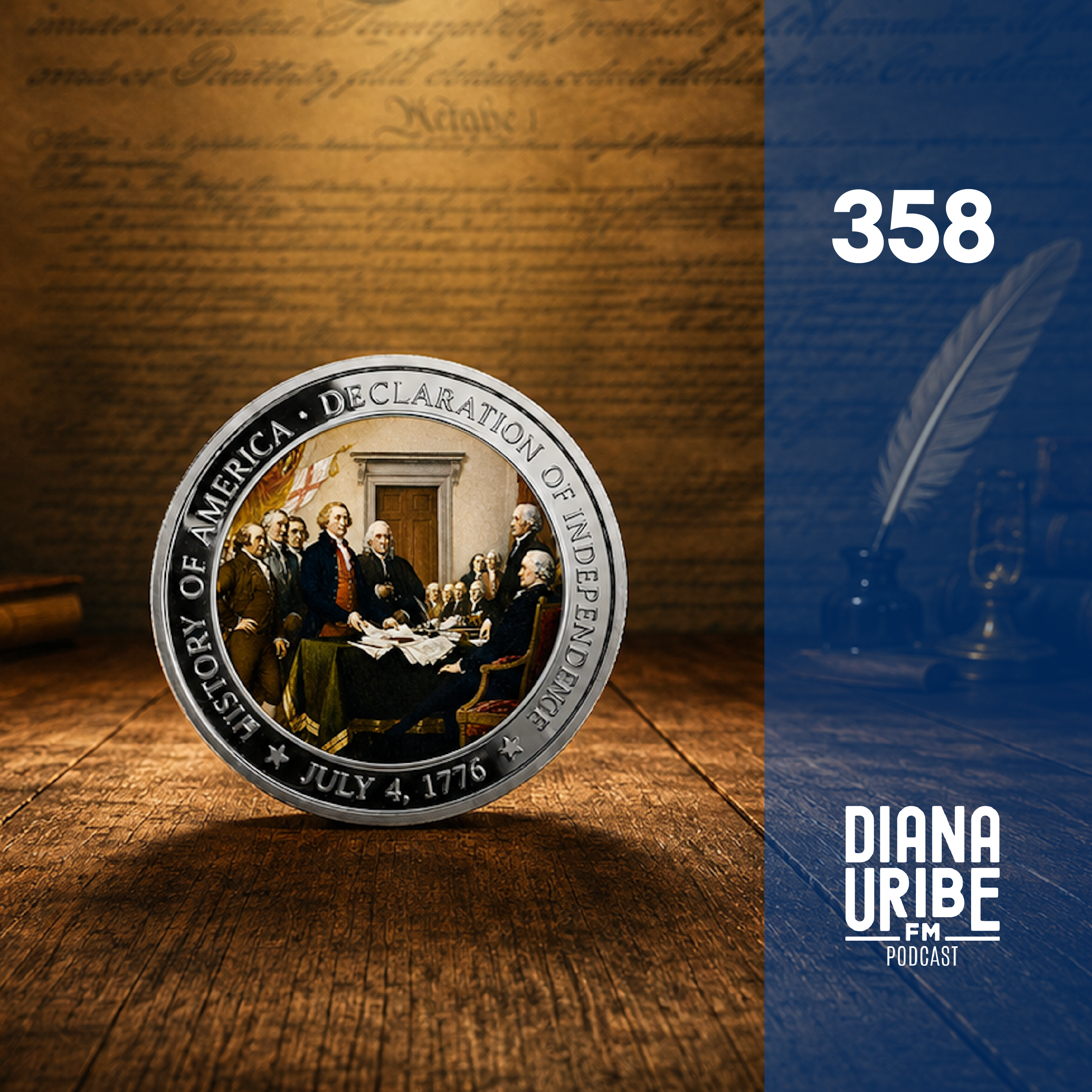 250 años de la Independencia de los Estados Unidos cover art