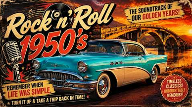 1950s Rock N Roll Greatest Classic Hits 50s Music Rockabilly cover art