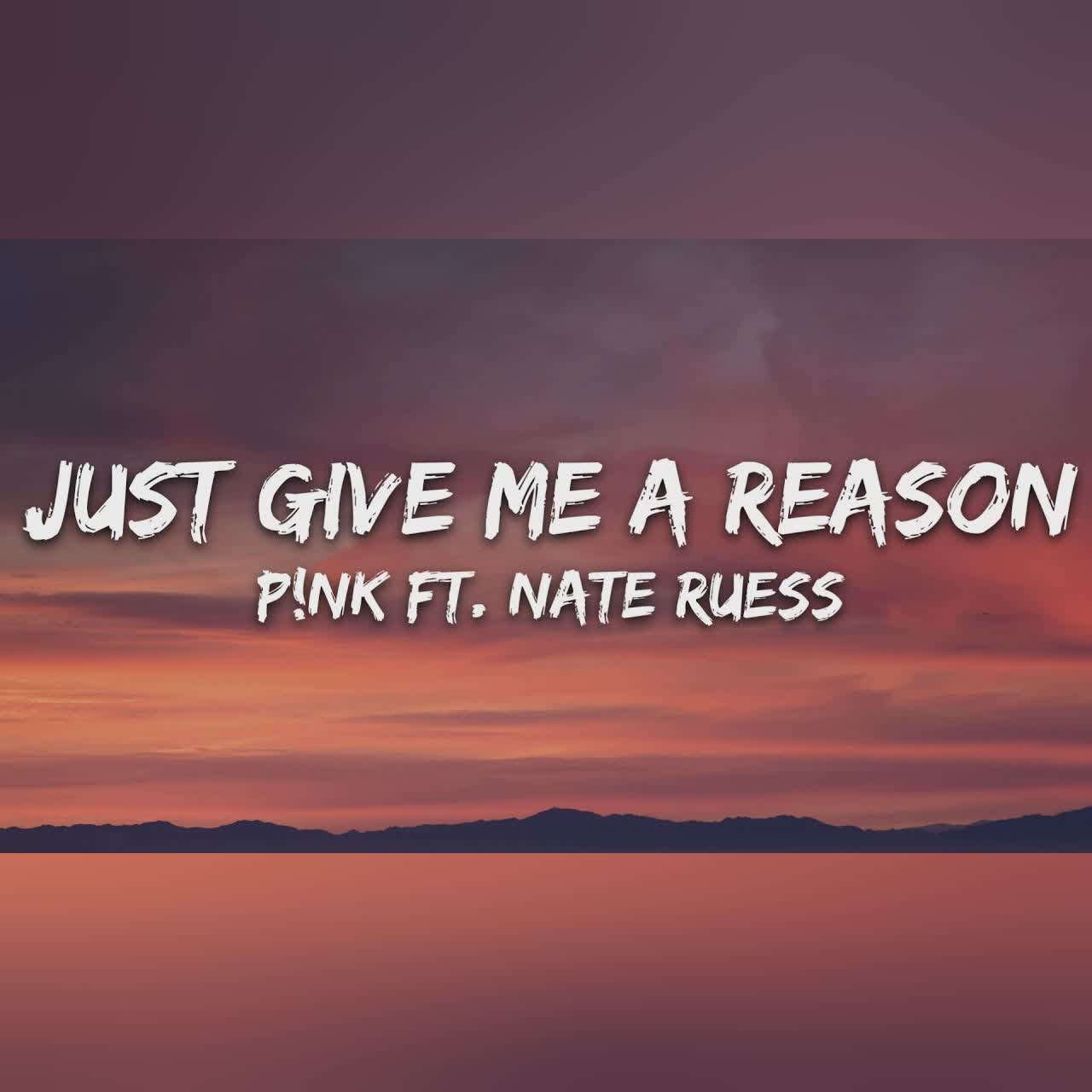 Just Give Me a Reason cover art