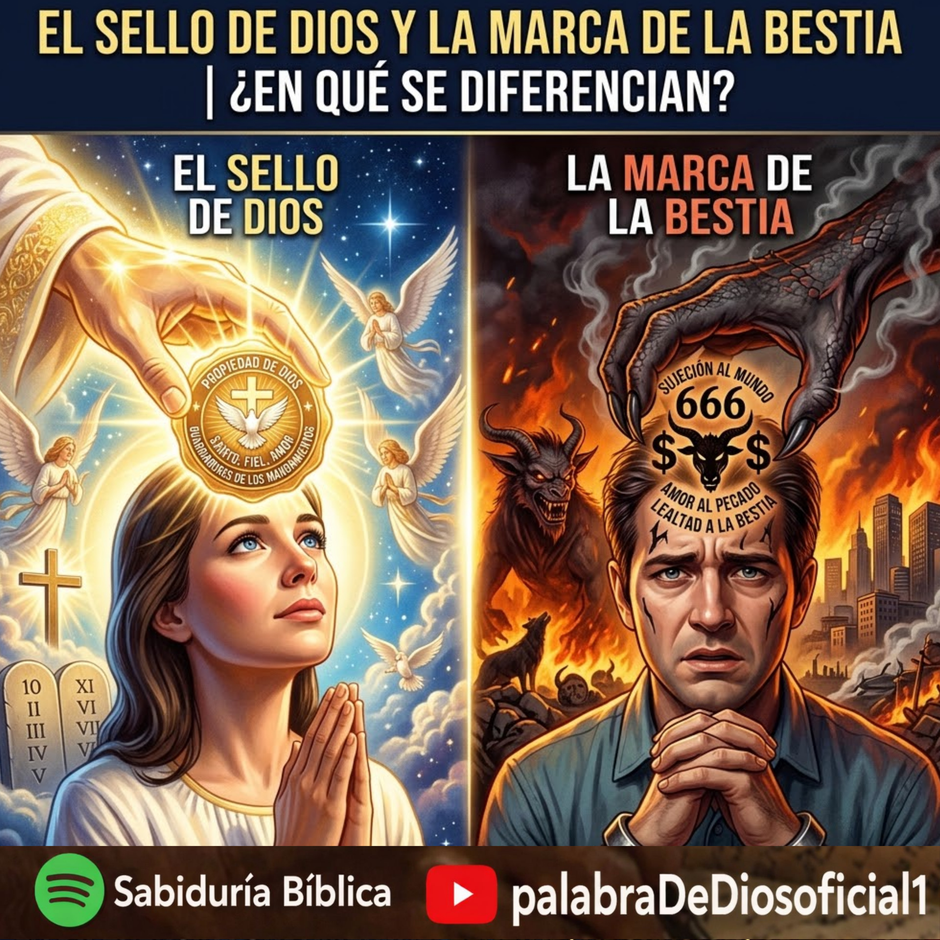 El Sello de Dios y la Marca de la Bestia | ¿En Qué se Diferencian? cover art