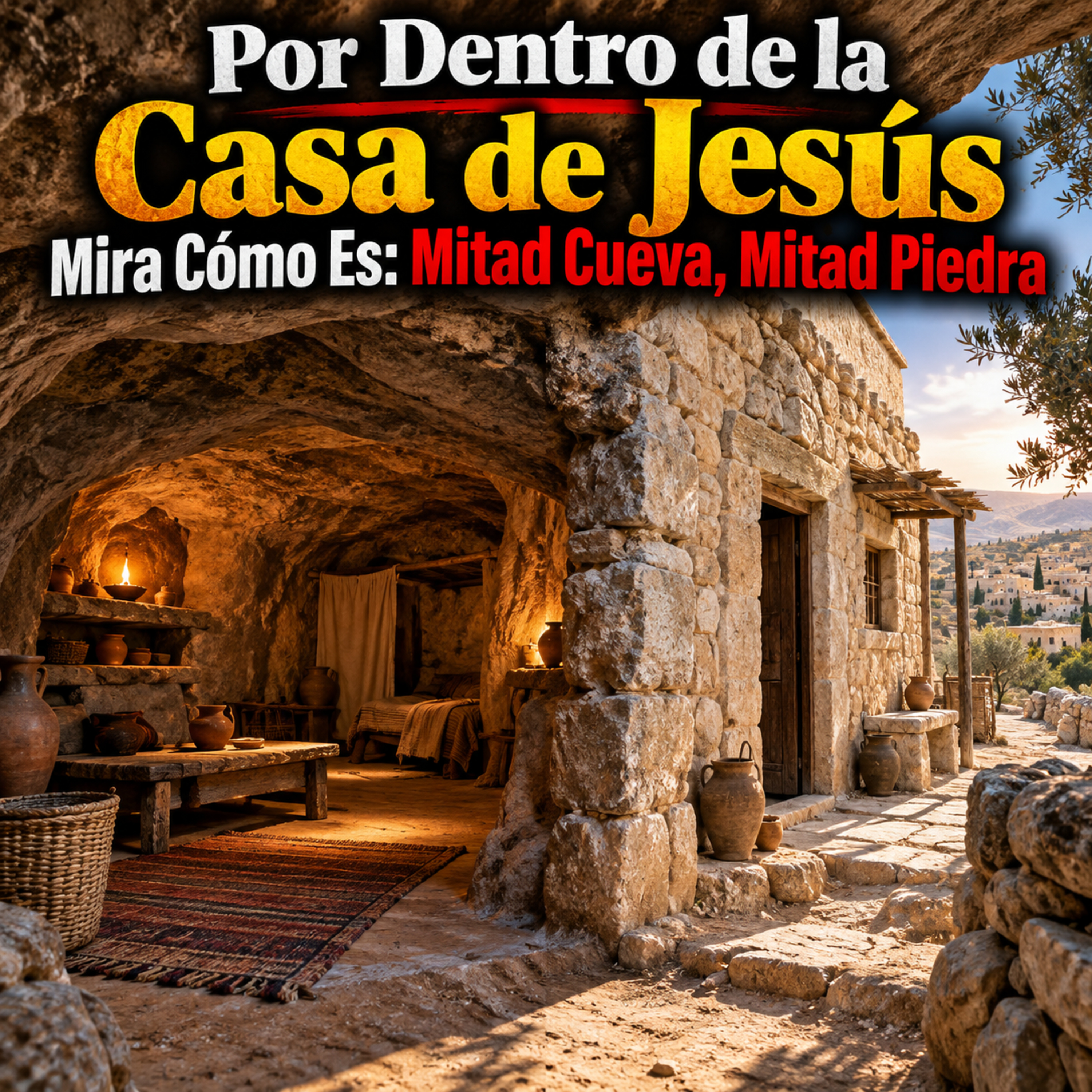 Por Dentro de la Casa de Jesús | Mira Cómo Es: Mitad Cueva, Mitad Piedra cover art