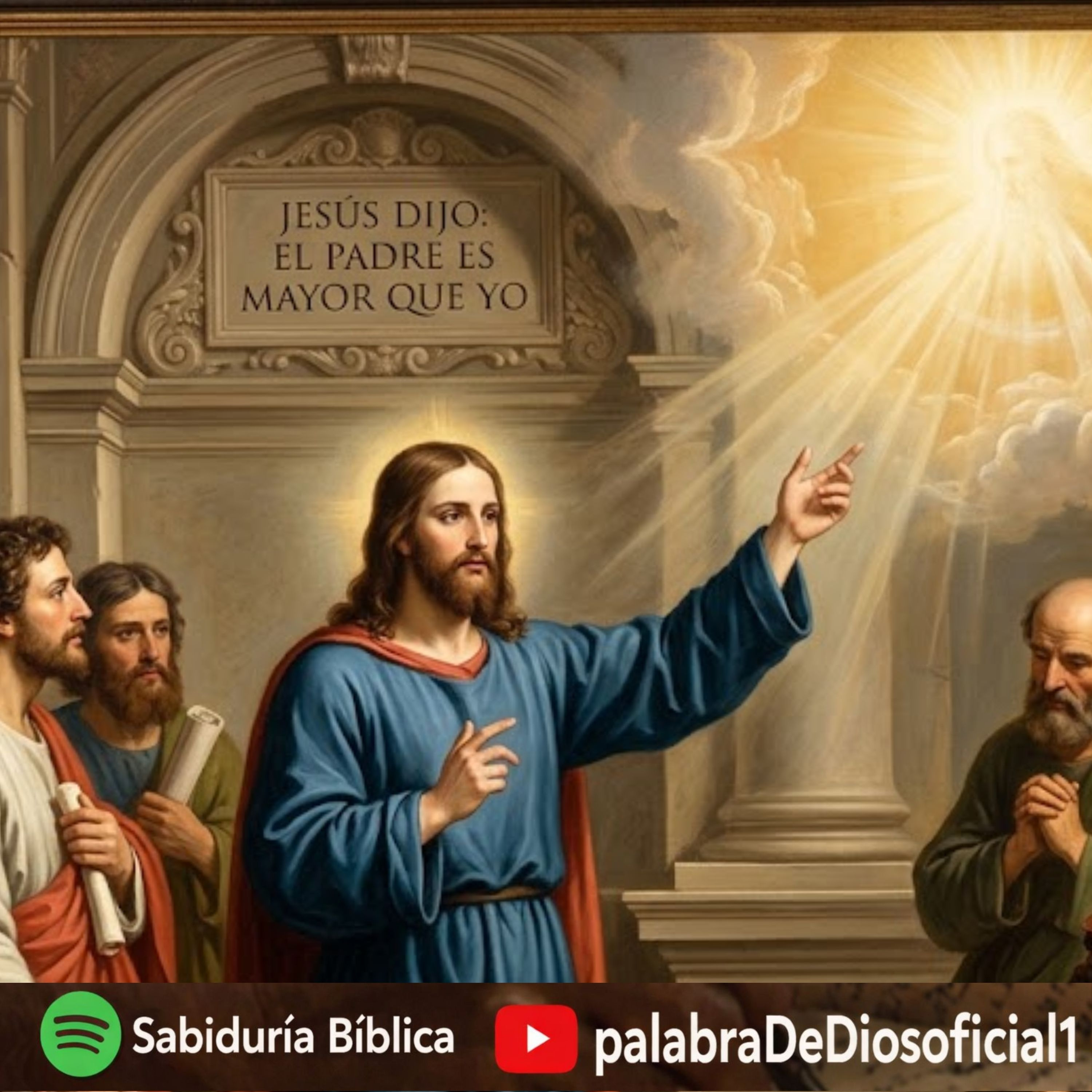 ¿POR QUÉ JESÚS DIJO EL PADRE ES MAYOR QUE YO SI ÉL MISMO ERA DIOS cover art