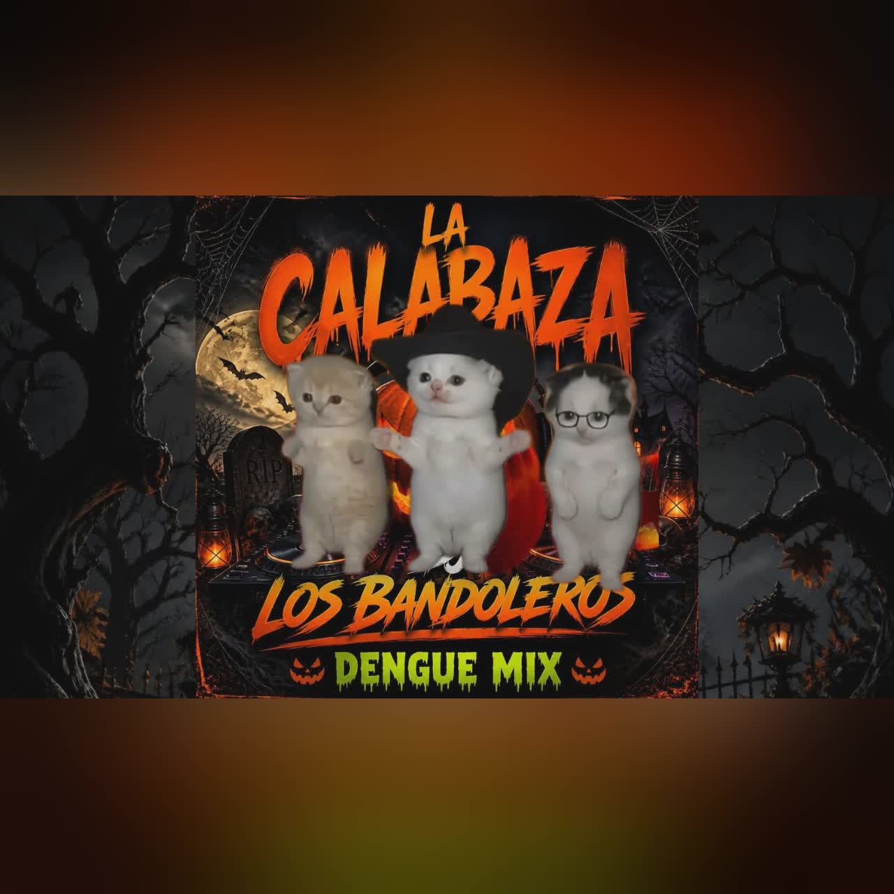 La Calabaza 🎃 - Dj Los Bandoleros Dengue Mix #tiktokviral #viralvideo #cat #guaracha #gogueo cover art