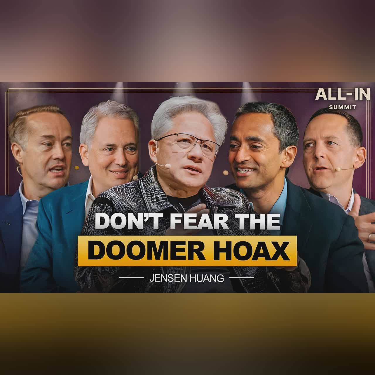 Jensen Huang: The Doomer Hoax, Superintelligence is Here, and The Future of AI (ft. President Trump) cover art