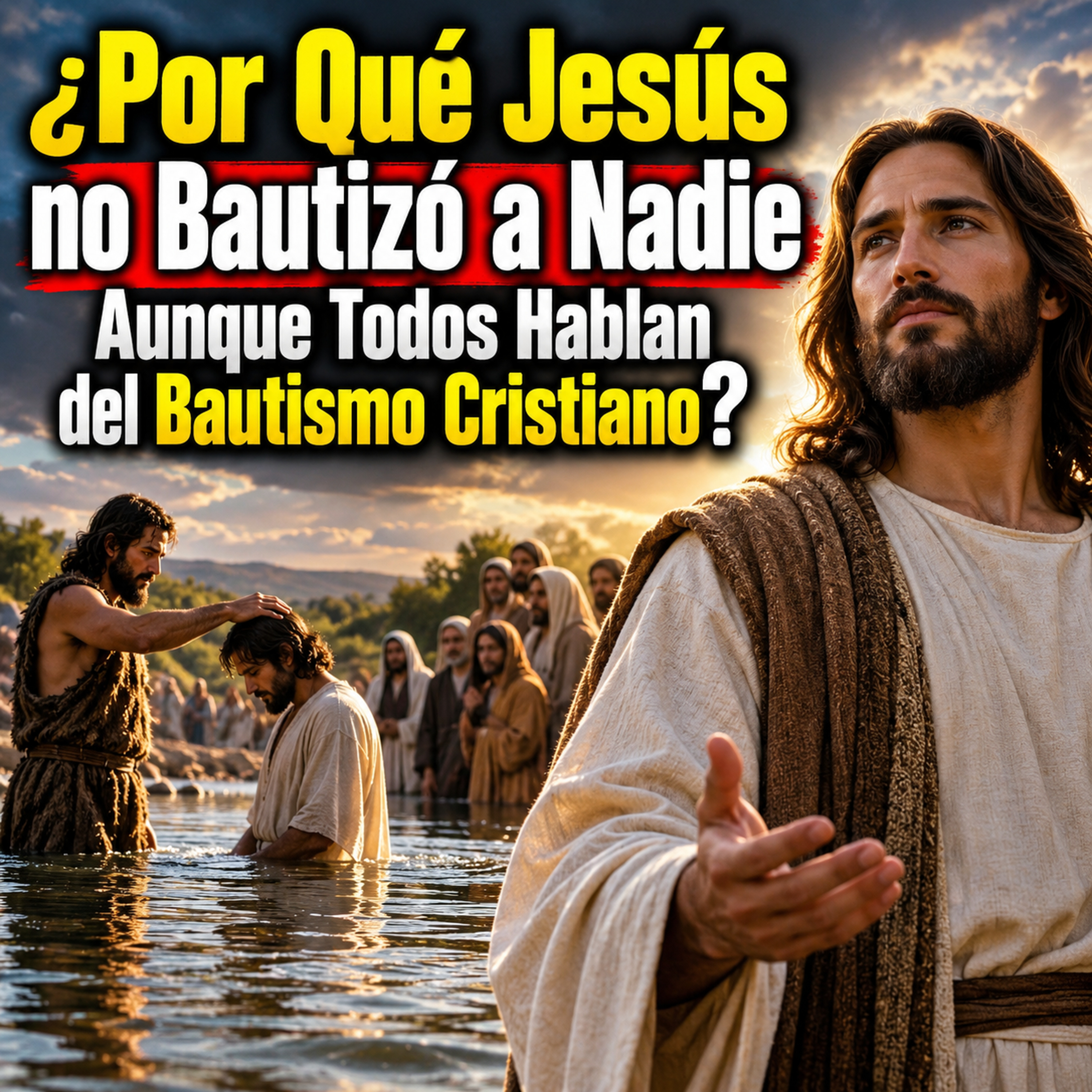 ¿Por Qué Jesús no Bautizó a Nadie Aunque Todos Hablan del Bautismo Cristiano? cover art