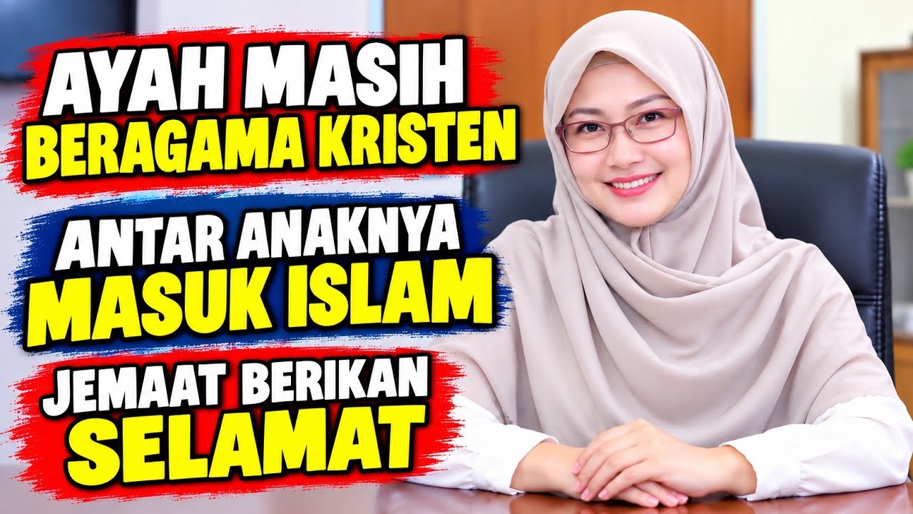 AYAHNYA MASIH BERAGAMA KRISTEN ANTAR PUTRINYA UNTUK MEMELUK AGAMA ISLAM DISYAHADATKAN DONDY TAN cover art