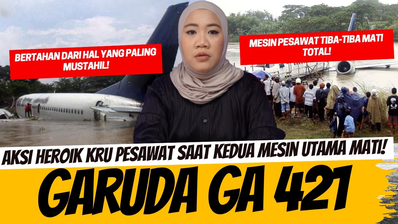 AKSI HEROIK KRU PESAWAT SAAT KEDUA MESIN UTAMA MATI! cover art
