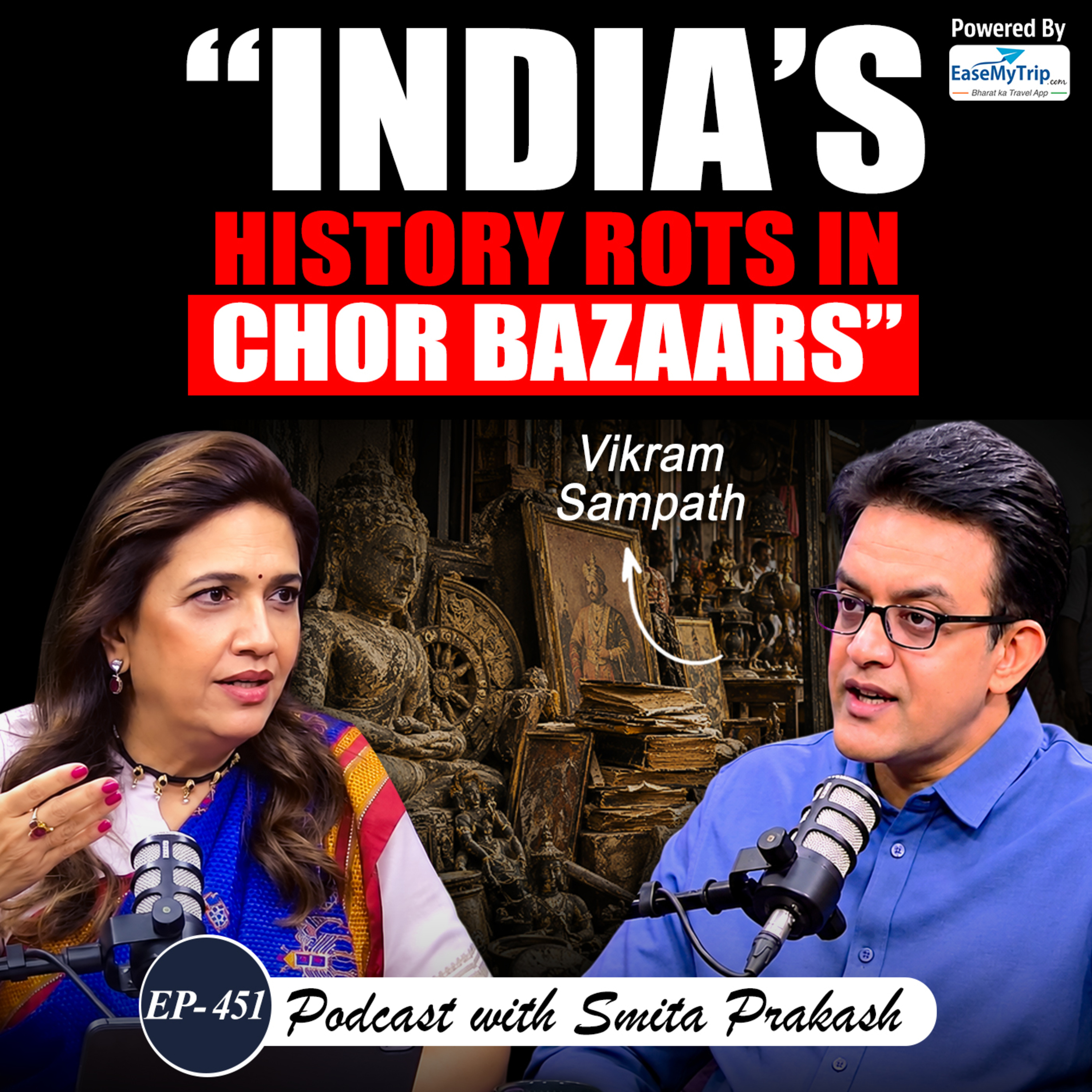 EP-451 l Mahatma Gandhi, India’s History, Leftist Historians, Savarkar & Tipu Sultan | Vikram Sampath cover art