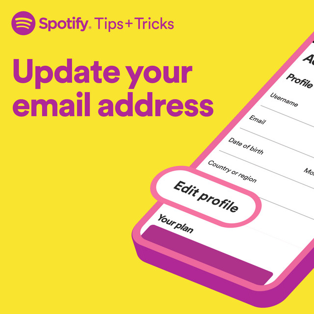 Hereβs how to update the email address on your Spotify account cover art