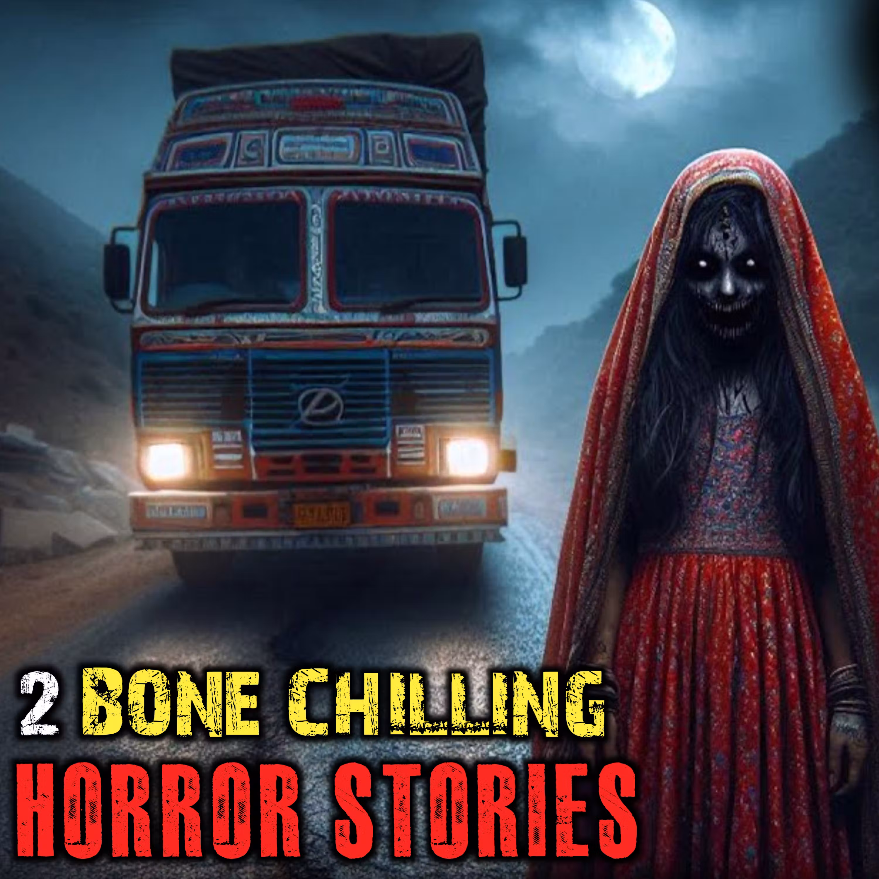 2 Bone Chilling Horror Stories cover art