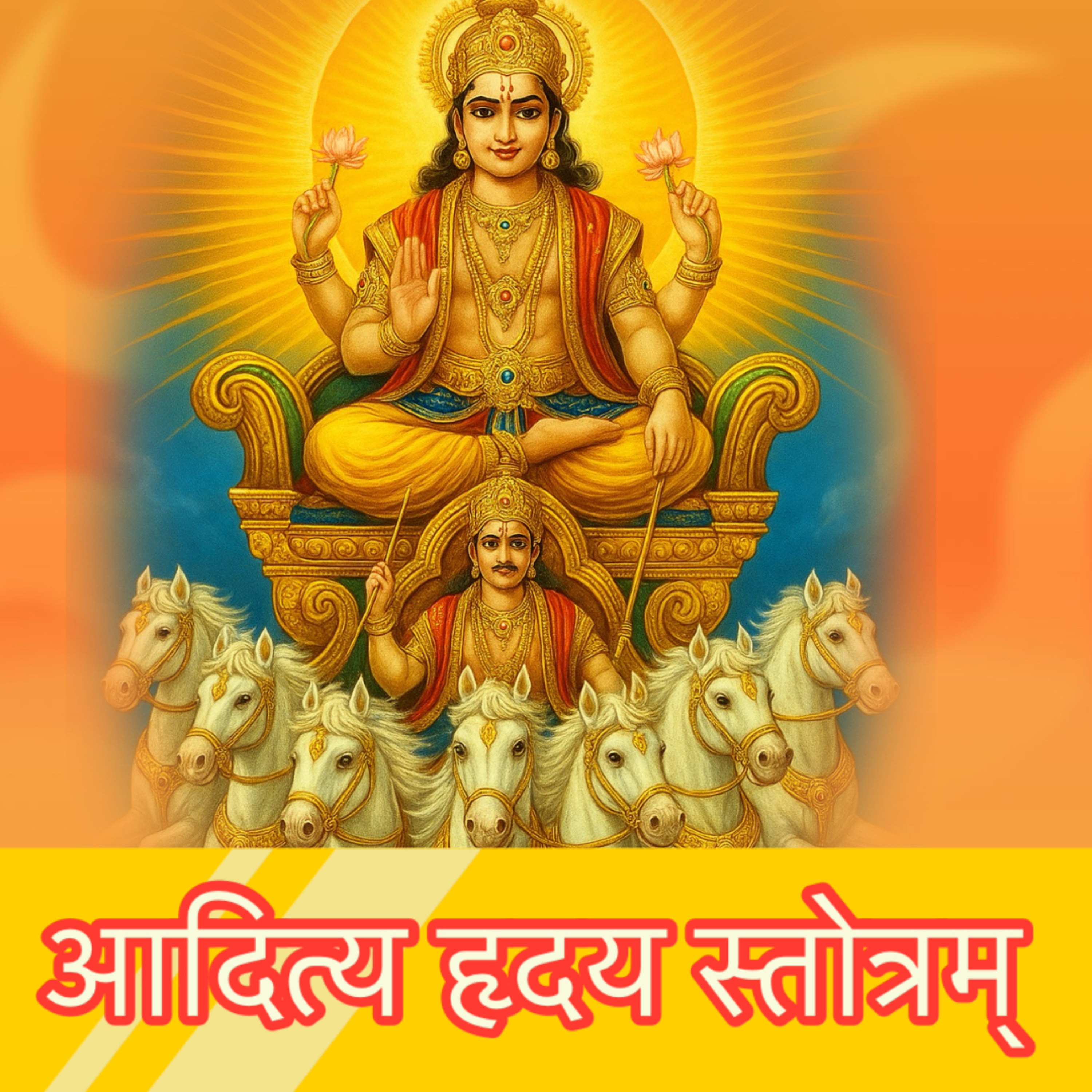 Aditya Hridaya Stotram | श्री राम को विजय दिलाने वाला आदित्य हृदय स्तोत्र हिन्दी में सुनें cover art