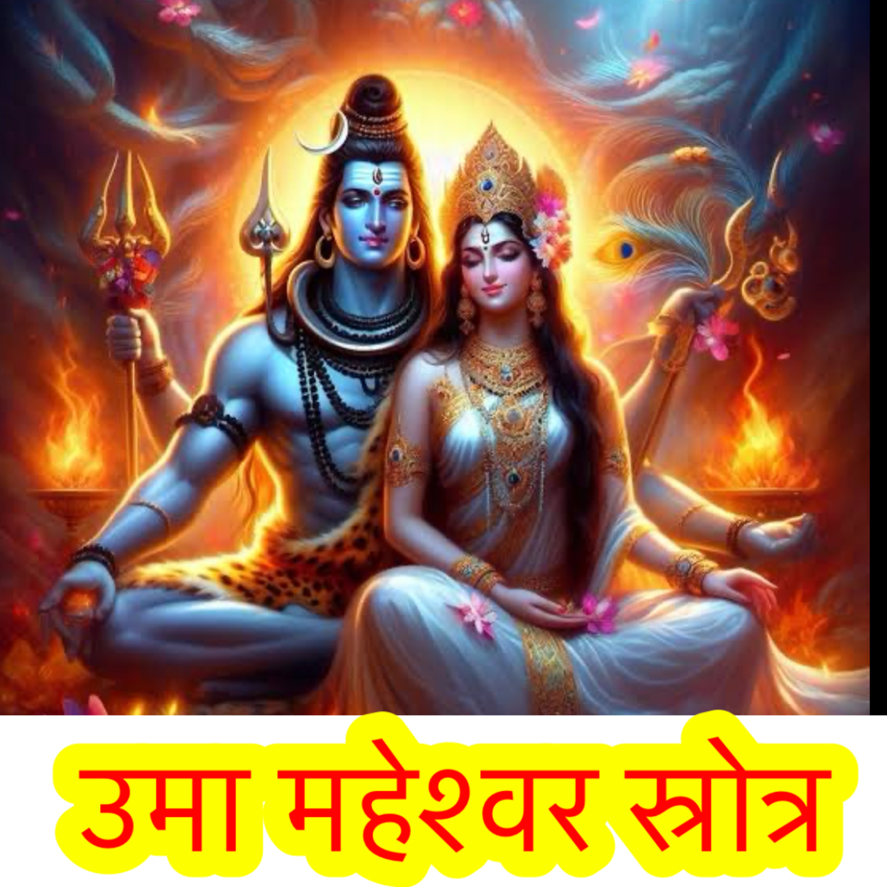 UmaMaheshwar stotra | उमा महेश्वर स्तोत्र | सुखी वैवाहिक जीवन के लिए सुनें | mahadev | shiva Parvati cover art