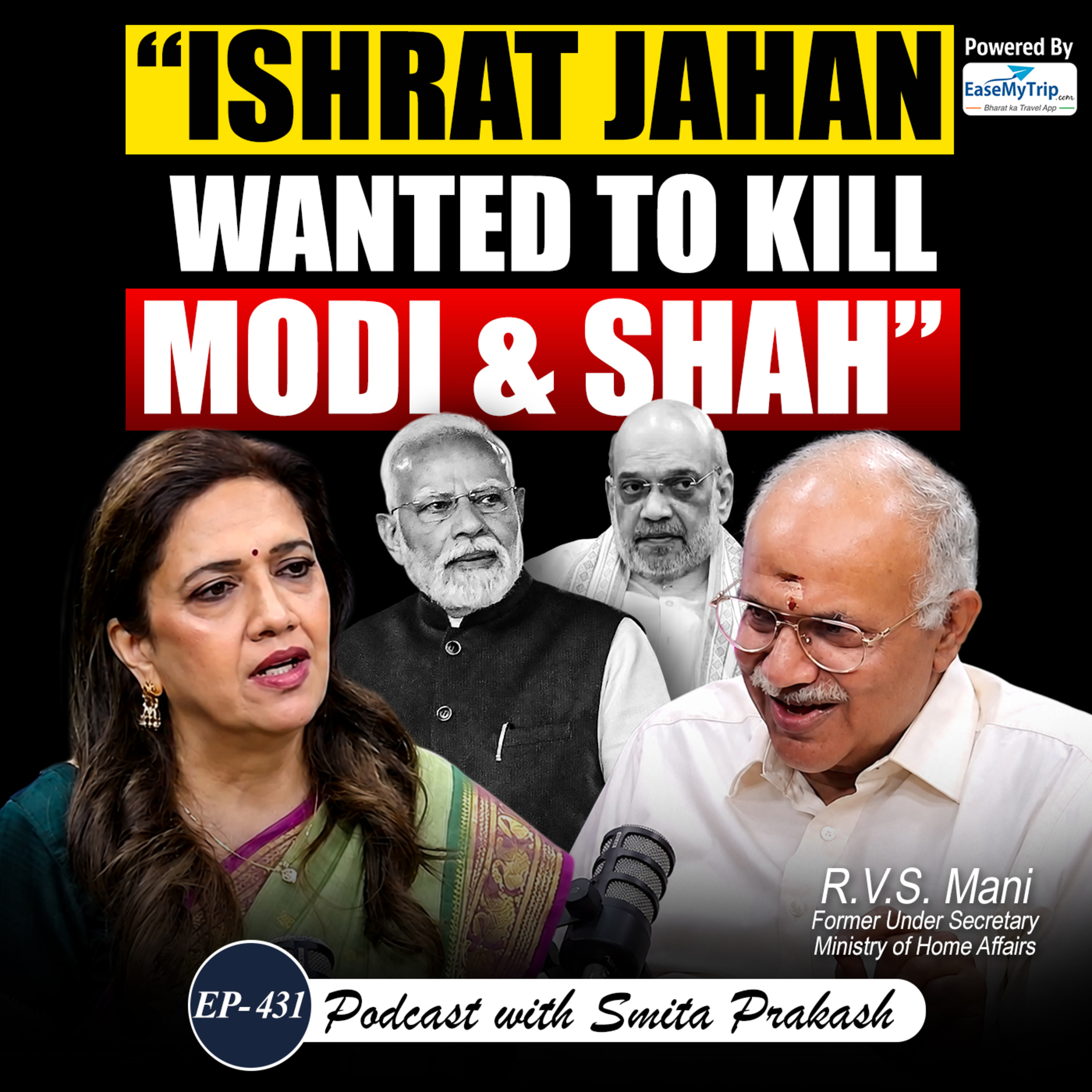 EP-431 | Hindu Terror Origin, 26/11 Attacks, Ishrat Jahan Case, Malegaon Blast, Beant Singh| RVS Mani cover art