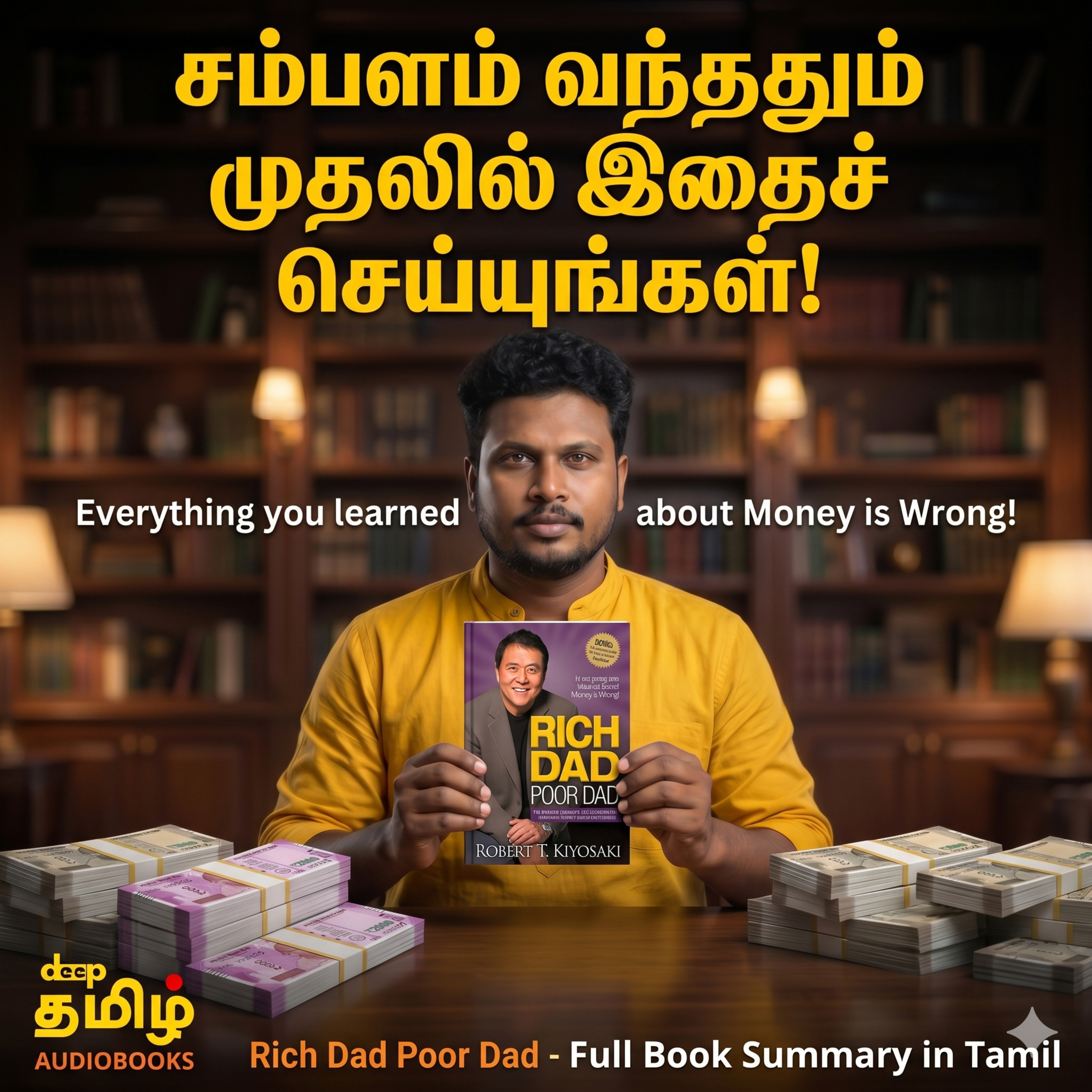 Rich Dad Poor Dad Tamil Review and Summary | 90% பேருக்கு இந்த ரகசியம் தெரியாது | Deep Talks Deepan cover art