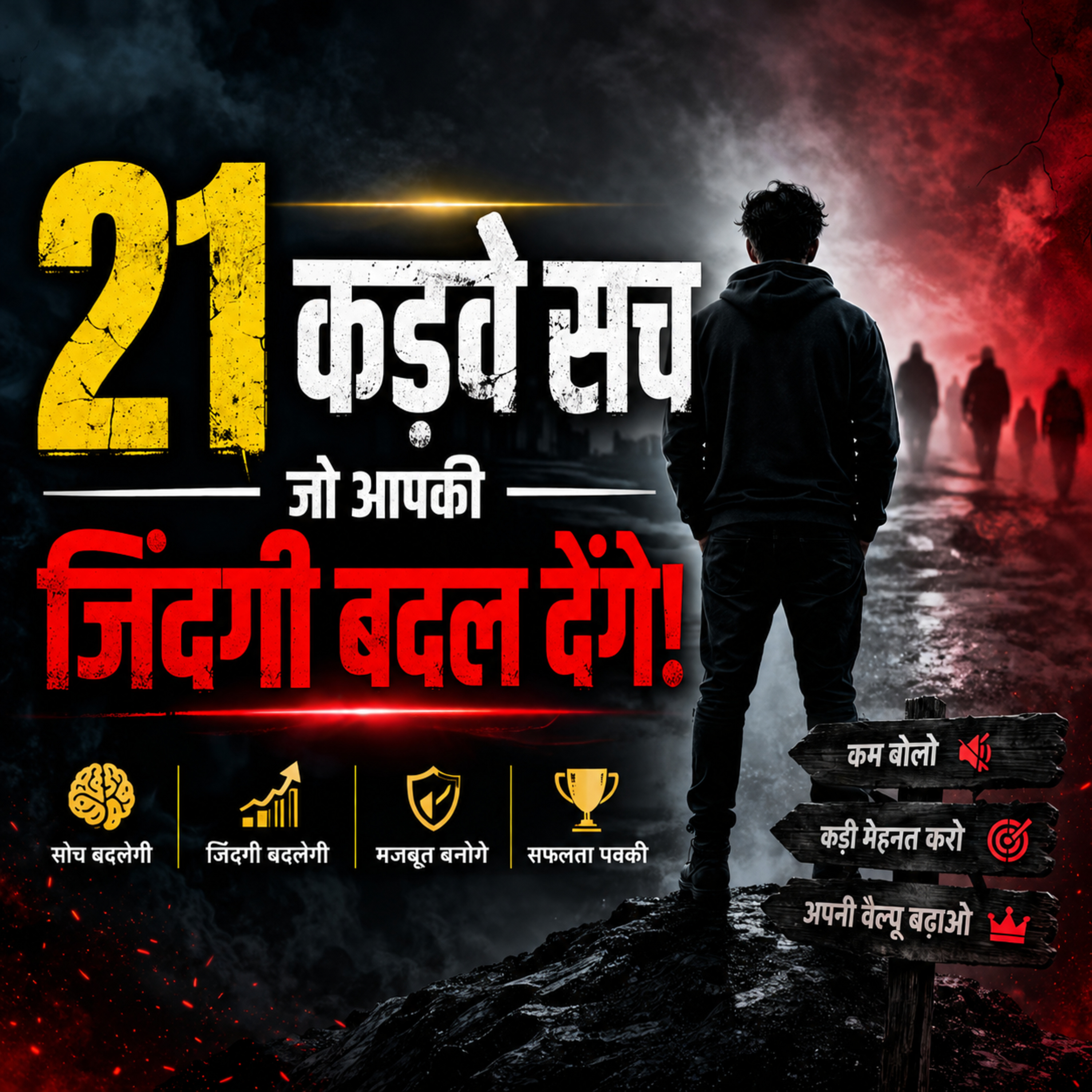 हर युवा की ज़िंदगी बदल देंगी ये 21 बाते | हर इंसान को एक बार जरूर सुनना चाहिए cover art
