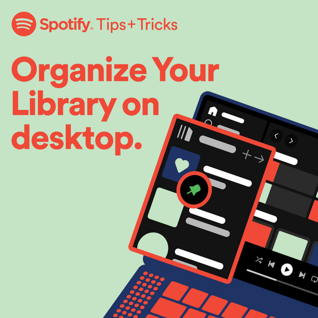 Start organizing Your Library on desktop with folders, pinning and upgraded filtering options cover art