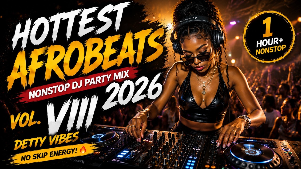 HOTTEST Afrobeats 2026 🔥 Nonstop DJ Mix Vol. VIII | Detty Vibes 💃🏽 (No Skip Energy!) cover art