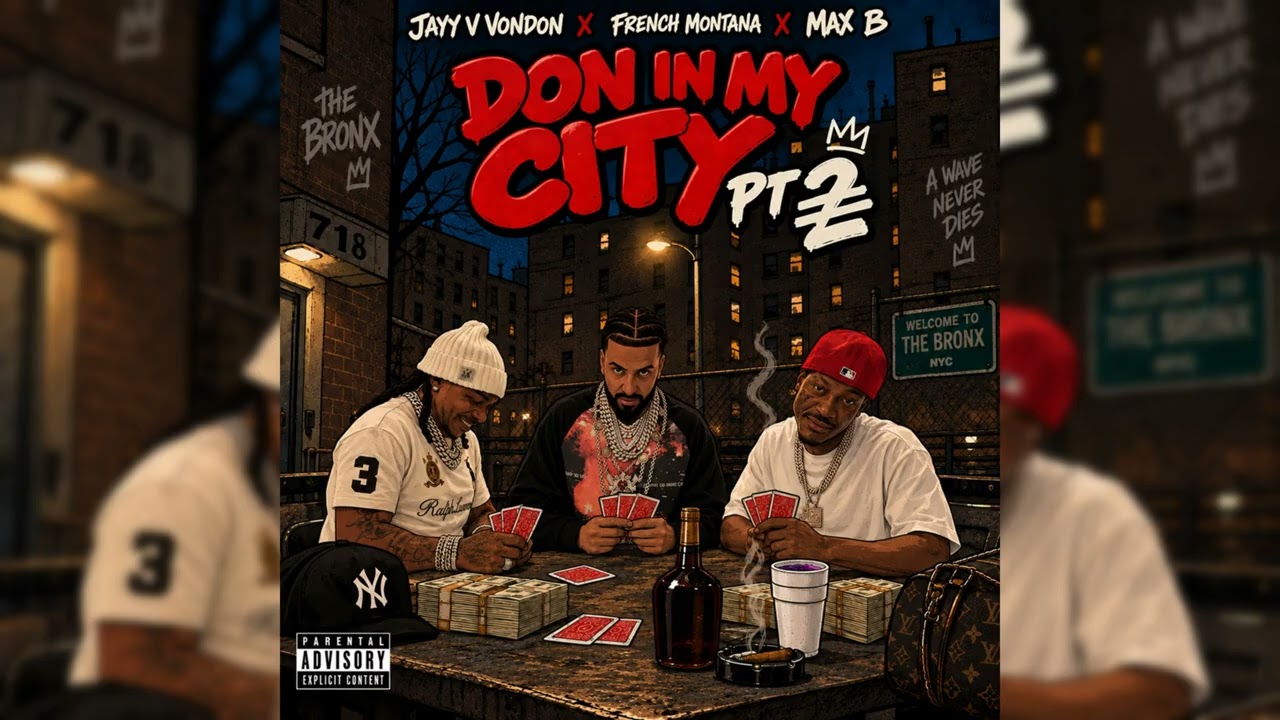 French Montana x Max B x Jayy V Vondon - Don In My City pt.2 (Official Audio) cover art