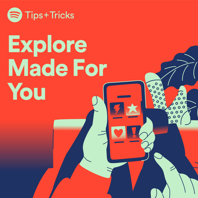 Where to find the Made For You Hub - personalized mixes and playlists for unique listening cover art