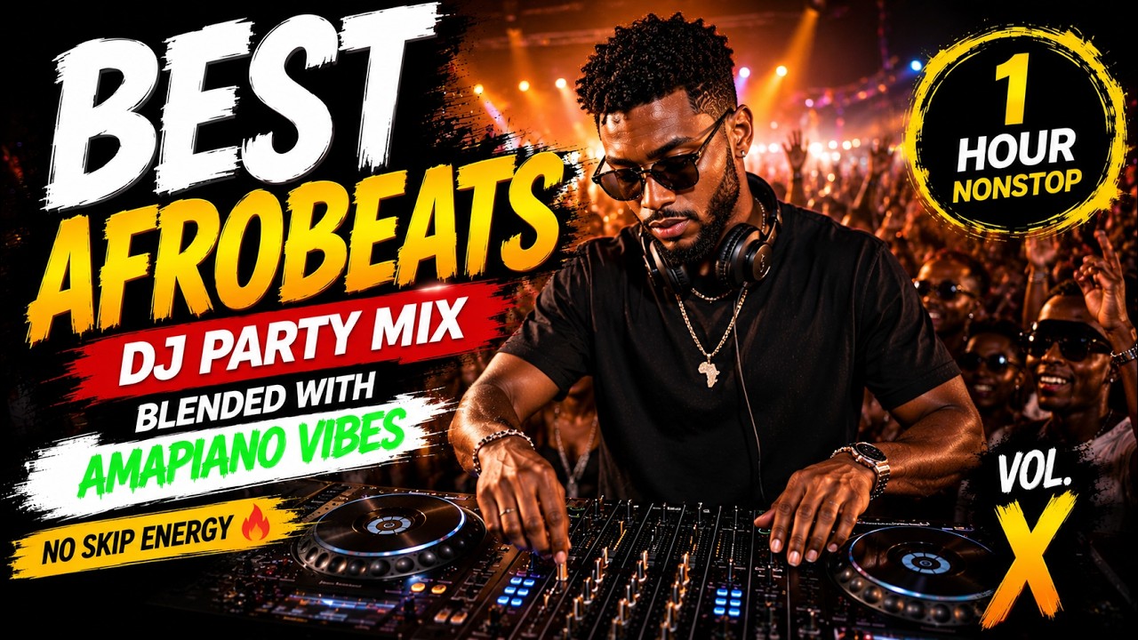 BEST Afrobeats 2026 🔥 1 Hour Nonstop DJ Party Mix Vol. X | Amapiano Vibes (No Skip!) cover art