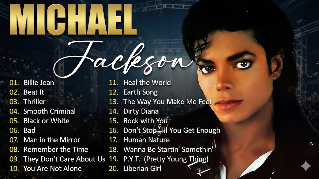 Michael Jackson - The Greatest Hits (With Lyrics) cover art