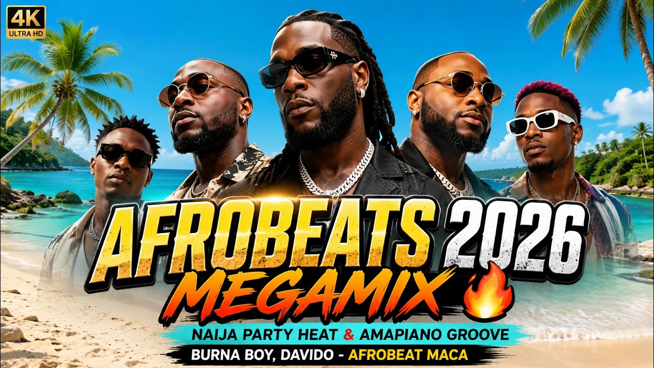 AFROBEATS 2026 MEGAMIX 🔥 Naija Party Heat & Amapiano Groove _ Burna Boy, Davido - AFROBEAT MACA cover art