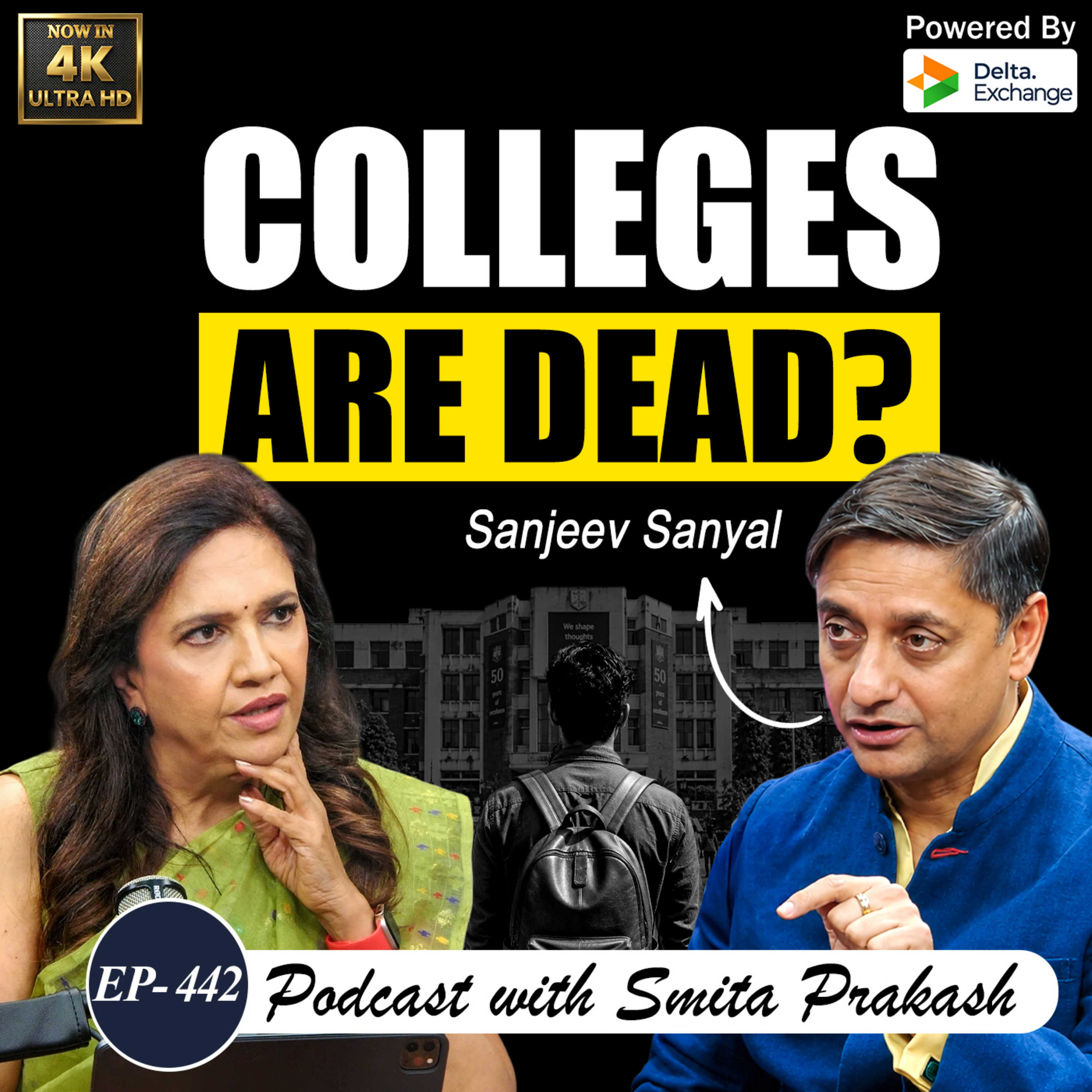 EP-442 | Sanjeev Sanyal on Education Crisis, Coaching Mafia, Youth Anger, Taxes, AI & Economy cover art