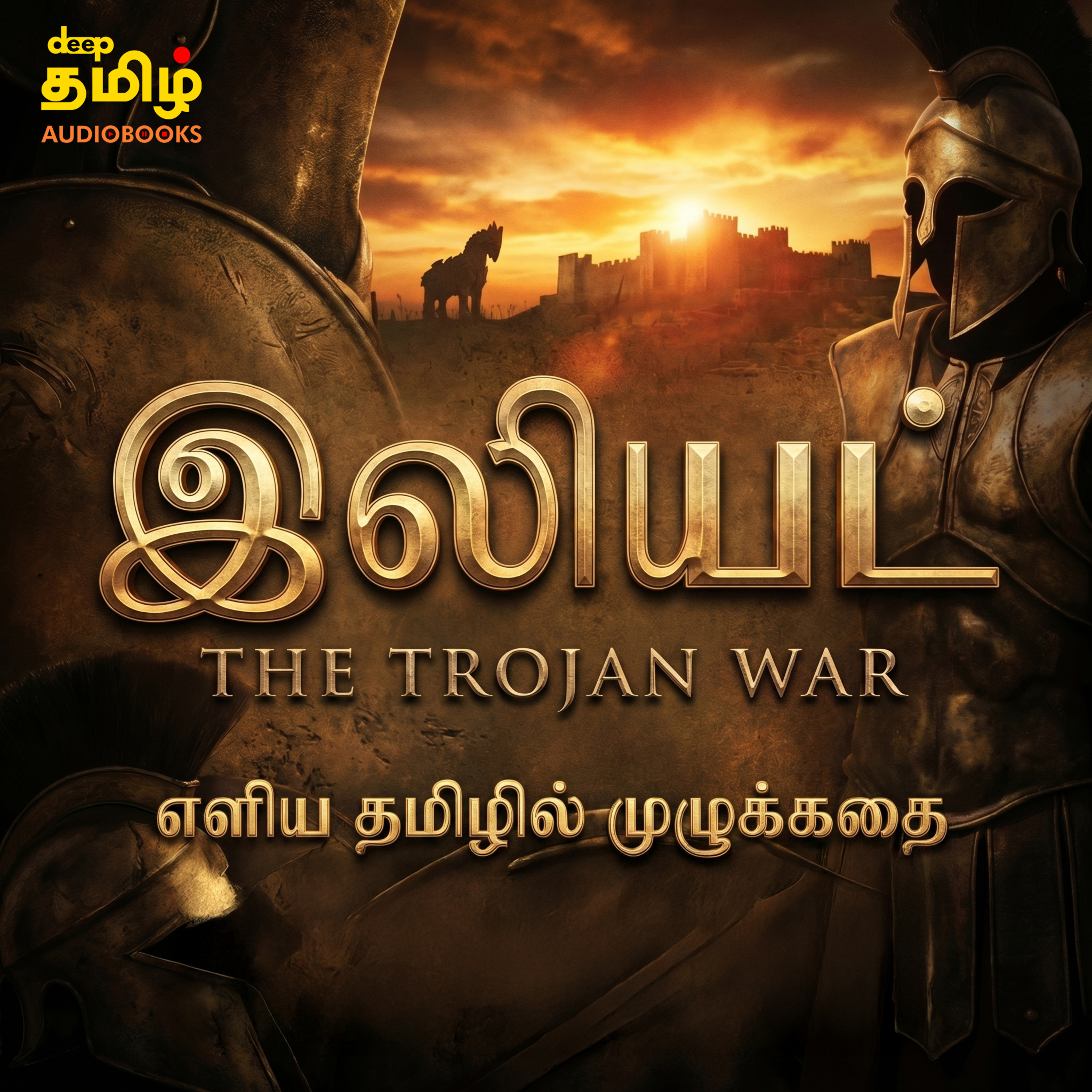 ஹோமரின் இலியட் | உலகின் தலைசிறந்த இதிகாசம் | The Iliad Full Story Tamil | First Detailed Audiobook cover art