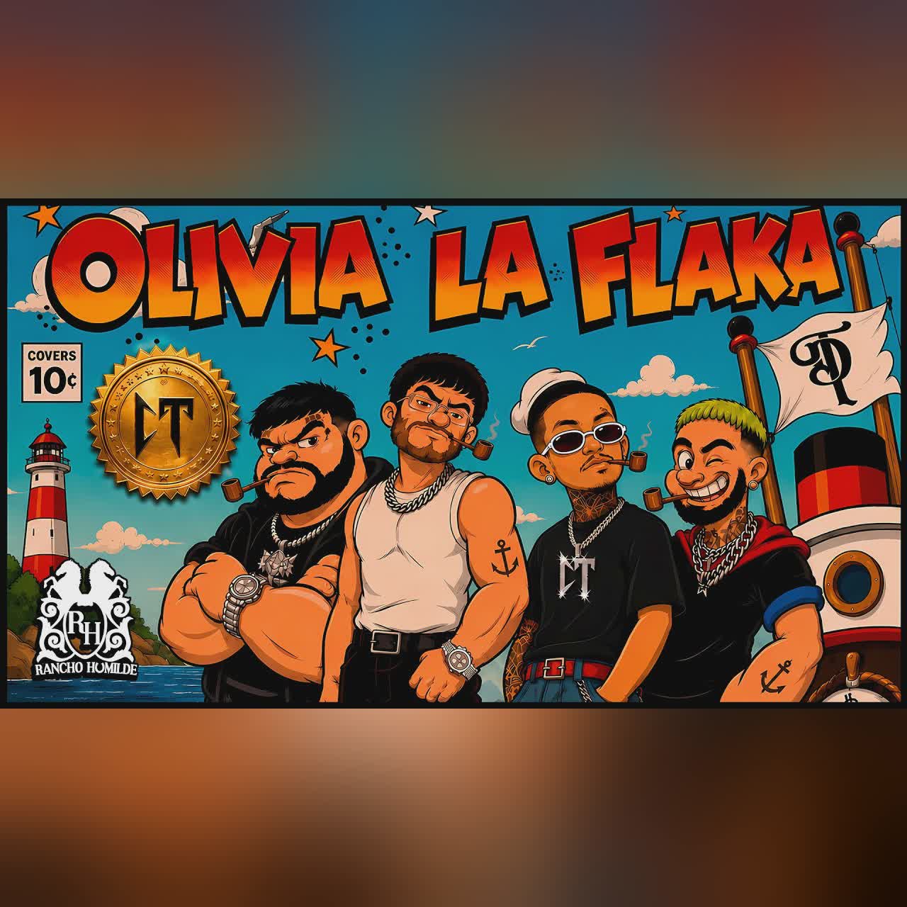 Natanael Cano x Tito Double P x Victor Mendivil x Ovi - OLIVIA LA FLAKA [Oficial Video] cover art