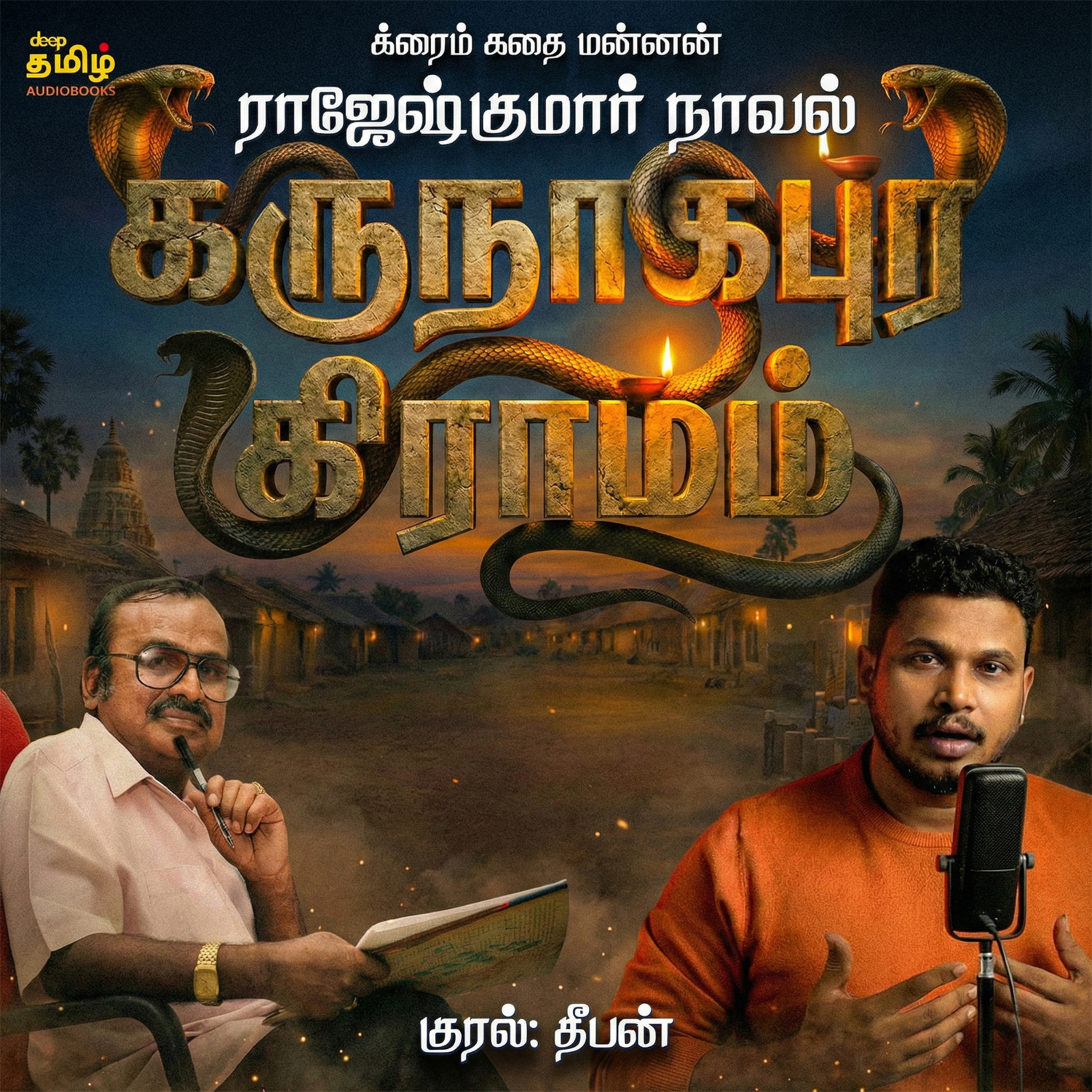 கருநாகபுர கிராமம் | Karunaagapura Giraamam | முழு நாவல் | Rajeshkumar Tamil Audiobooks | RJ Deepan cover art